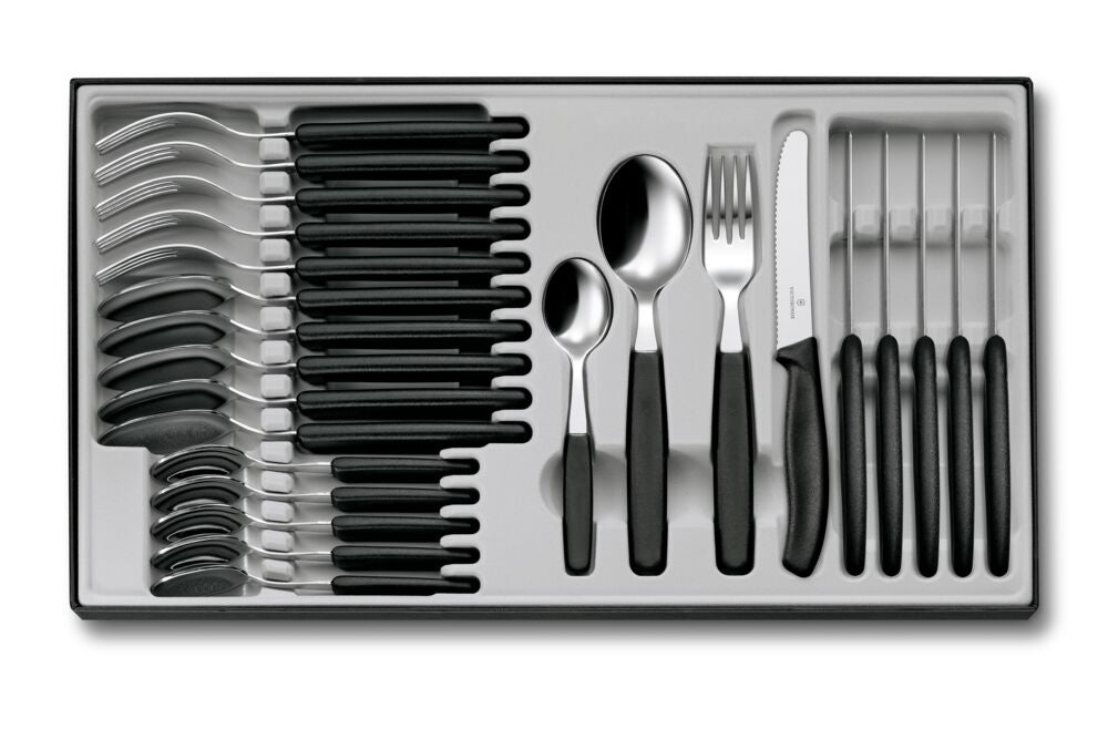 Bestickset SwissClassic, 24 delar Black One Size