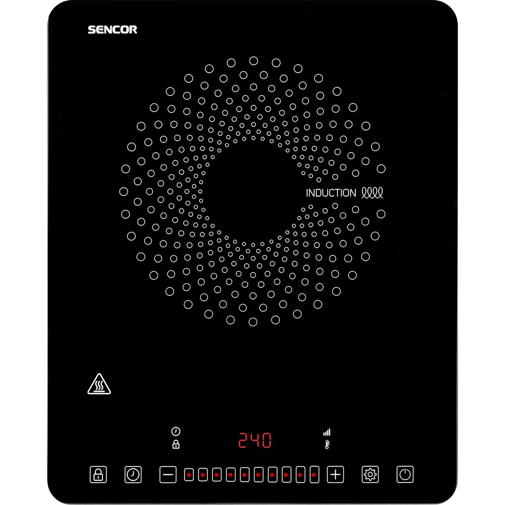 Induktionshäll 1 Zon Black One Size