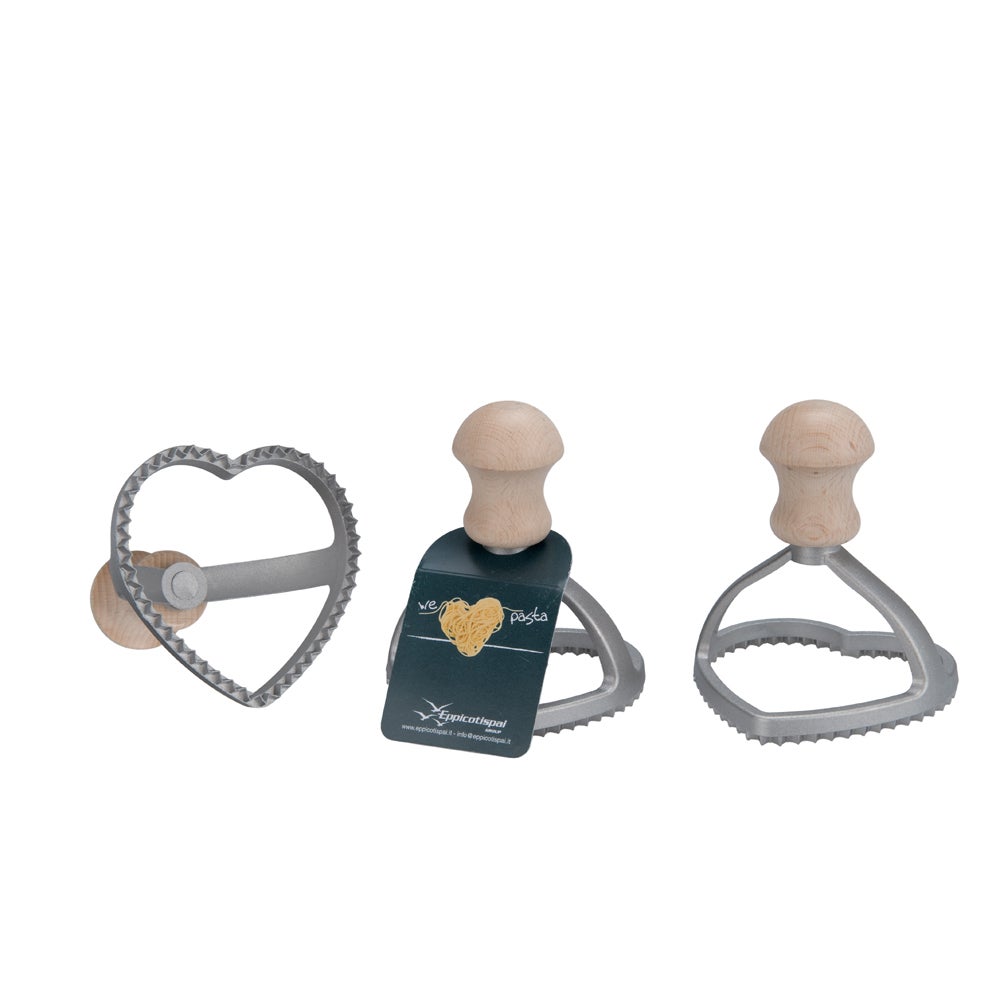 Raviolistans hjärtformad 85x85 mm Wood One Size