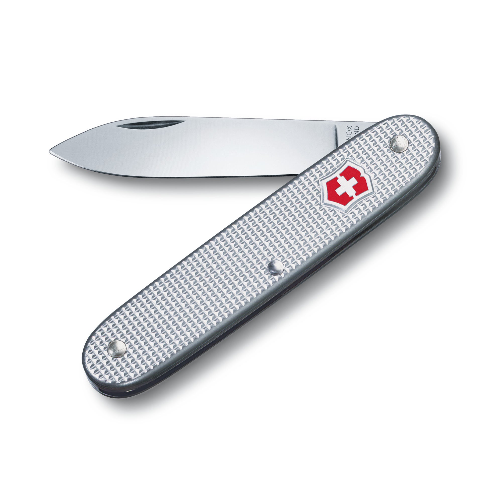 Rribbed Alox Silver One Size