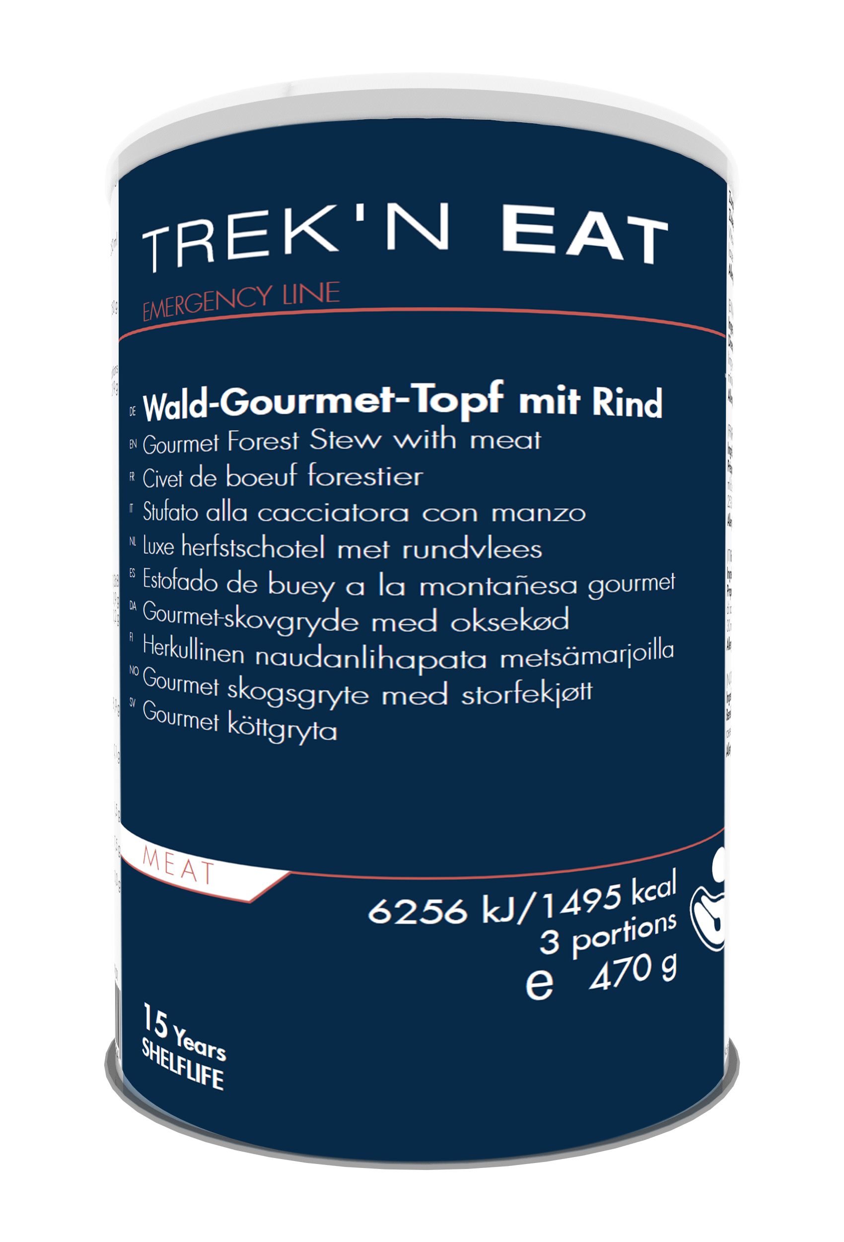 Gourmet Forest Stew with meat - Emergency Line Blue One Size