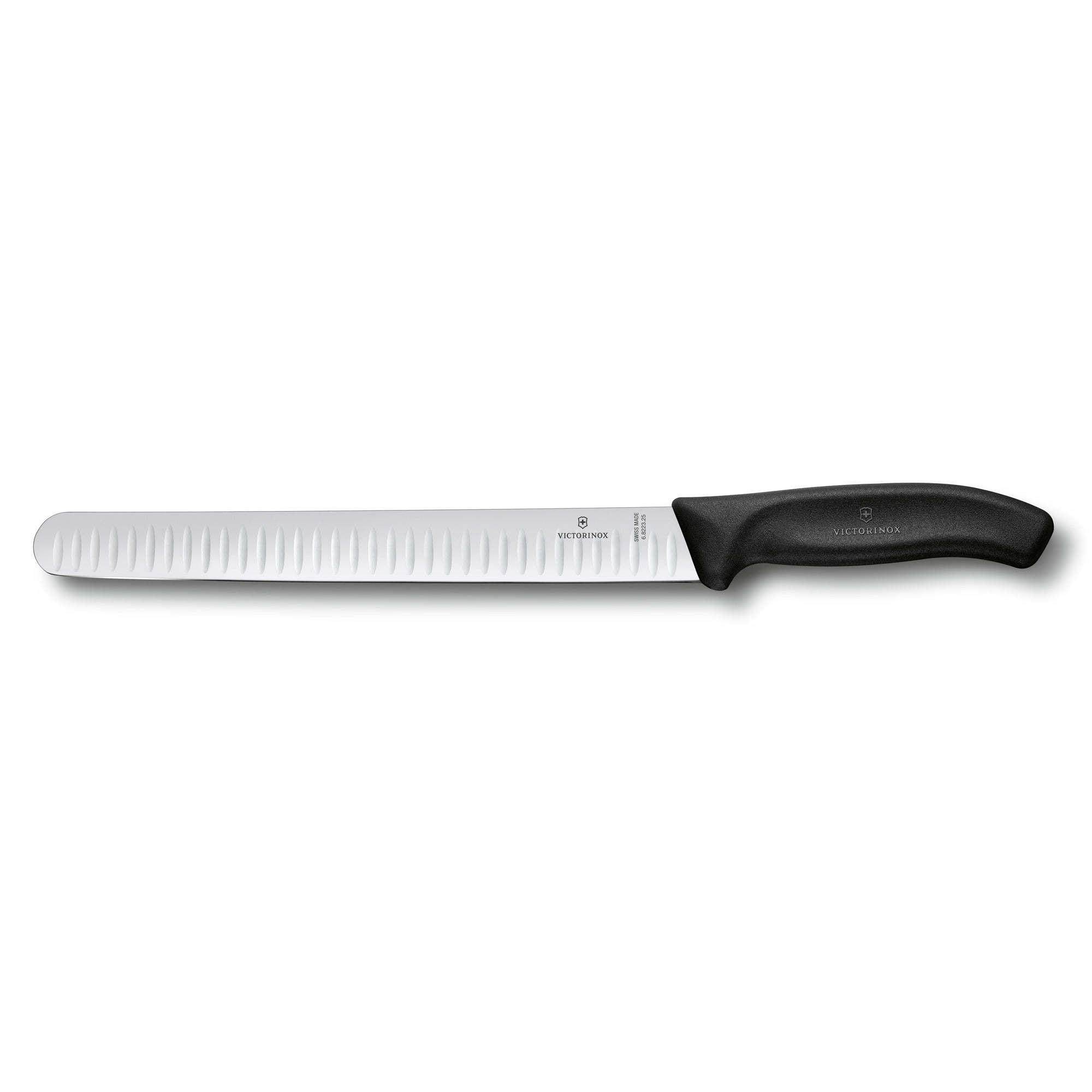 Skinkkniv,vågigtblad, 25cm Black One Size