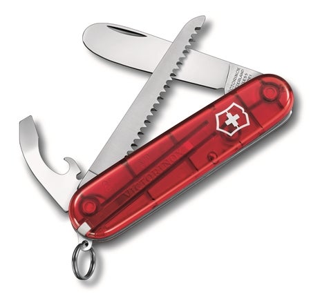My first Victorinox II Red Translucent One Size