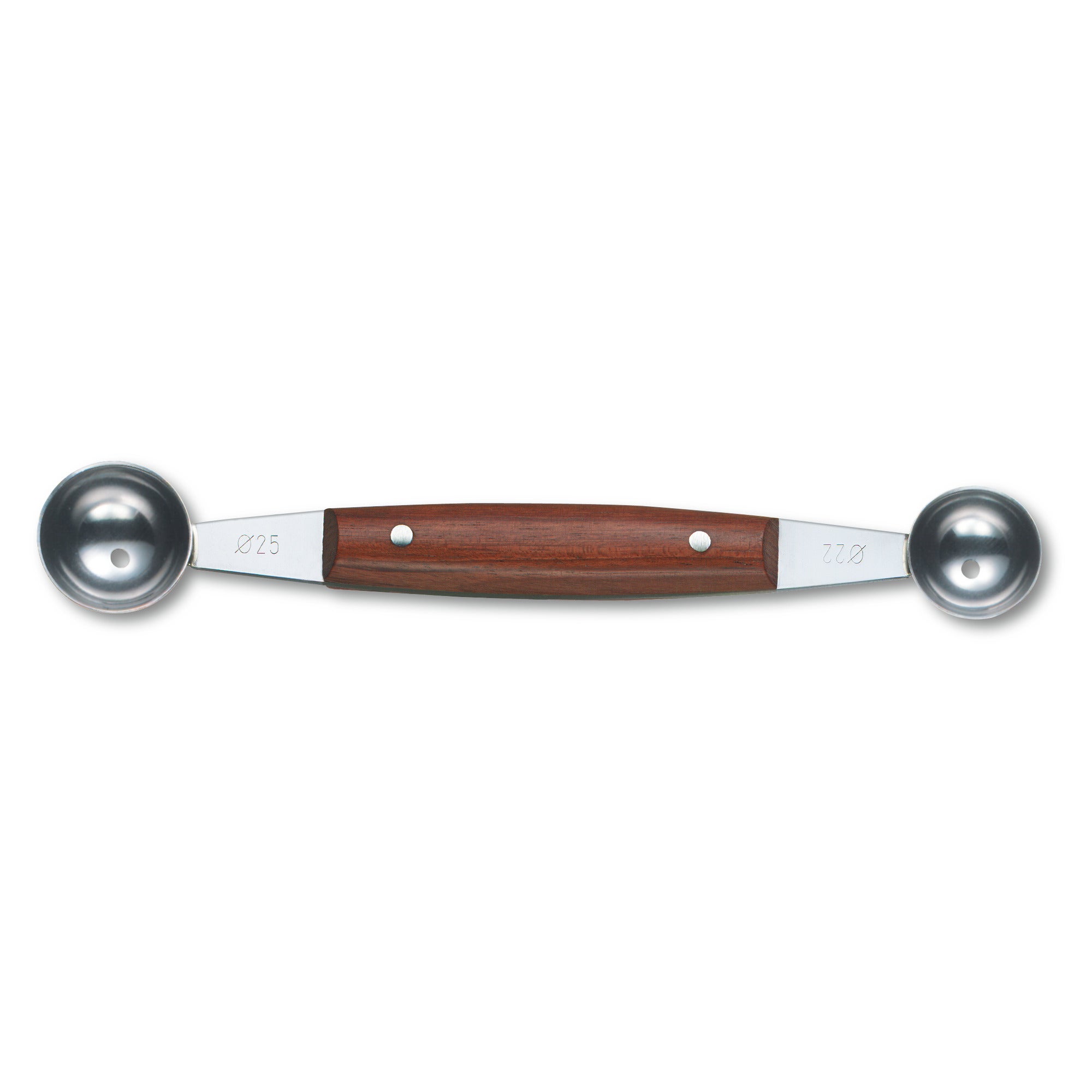 Kulpotatisverktyg, dubbel 22 + Wood One Size