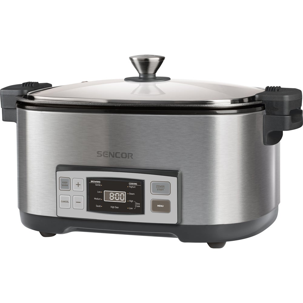 Slow cooker 6l Stainless steel One Size