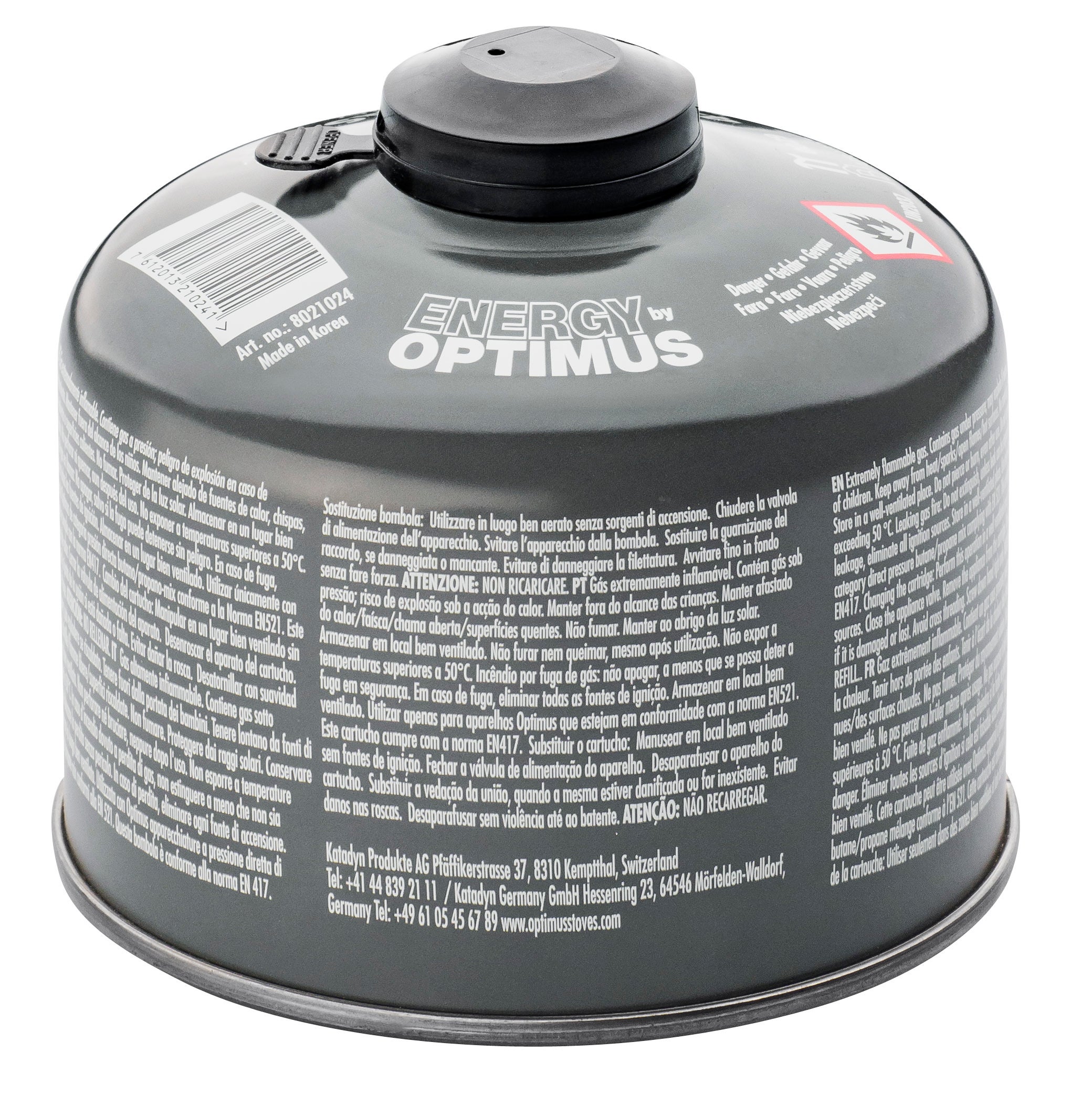 Optimus Gas 230 g 4 season Grey One Size