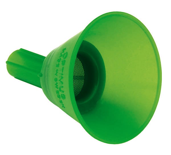 Funnel with gauze Green One Size