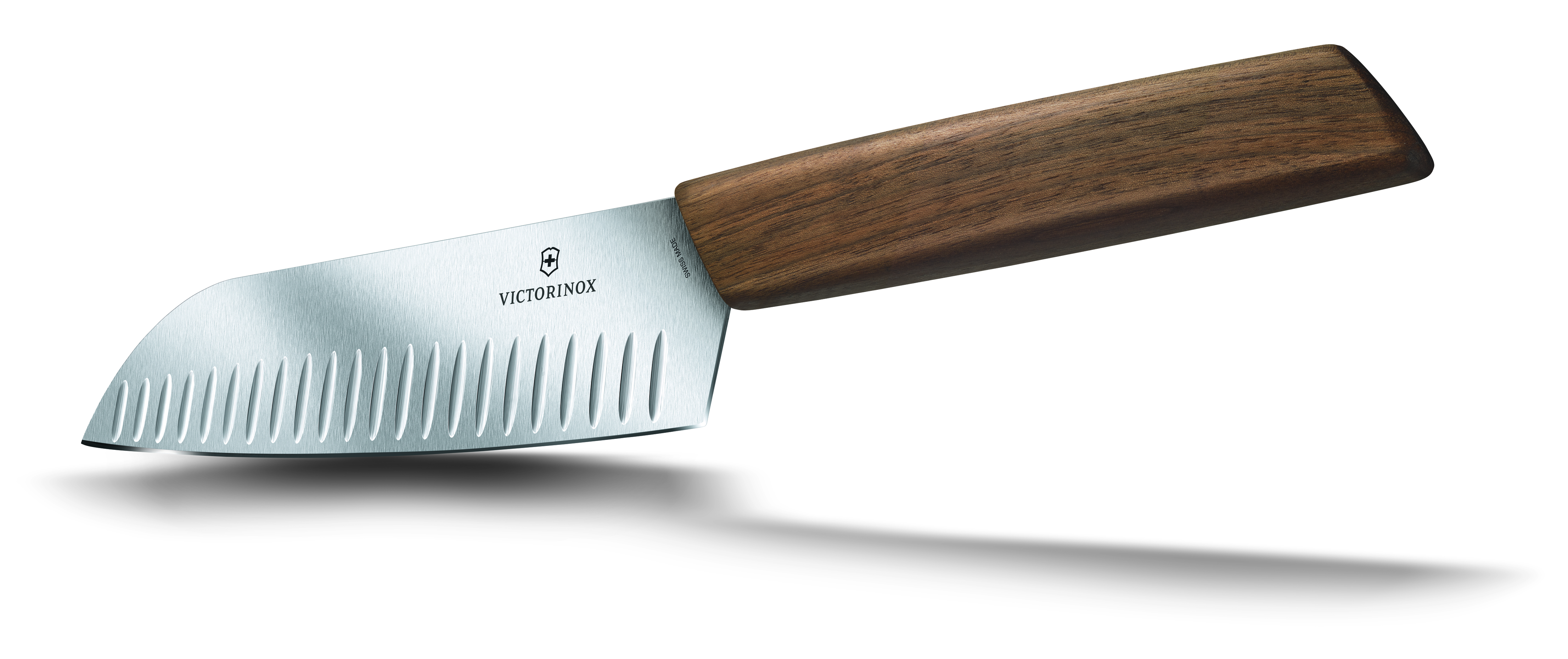 Victorinox Swiss Modern Santoku Knife in Walnut wood - 6.9050.17KG