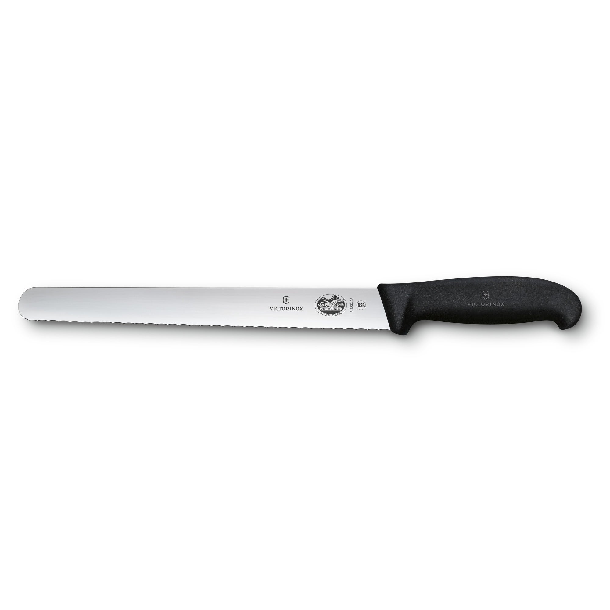 Skinkkniv, vågig, 30mm bred Black One Size