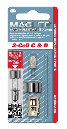 Lightbulb Magnum Star II 2 C/D cell No colour One Size
