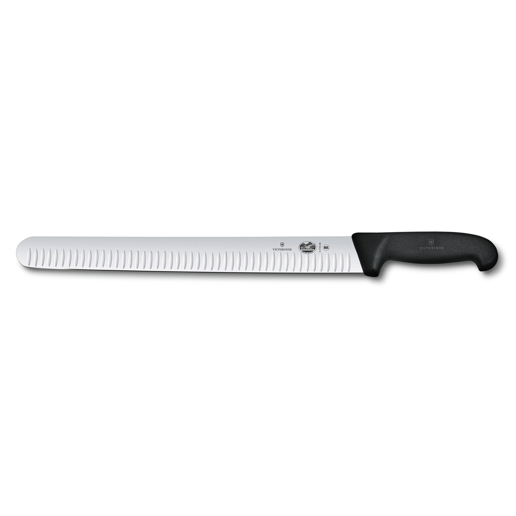 Skinkkniv, räfflad, Fibrox Black One Size