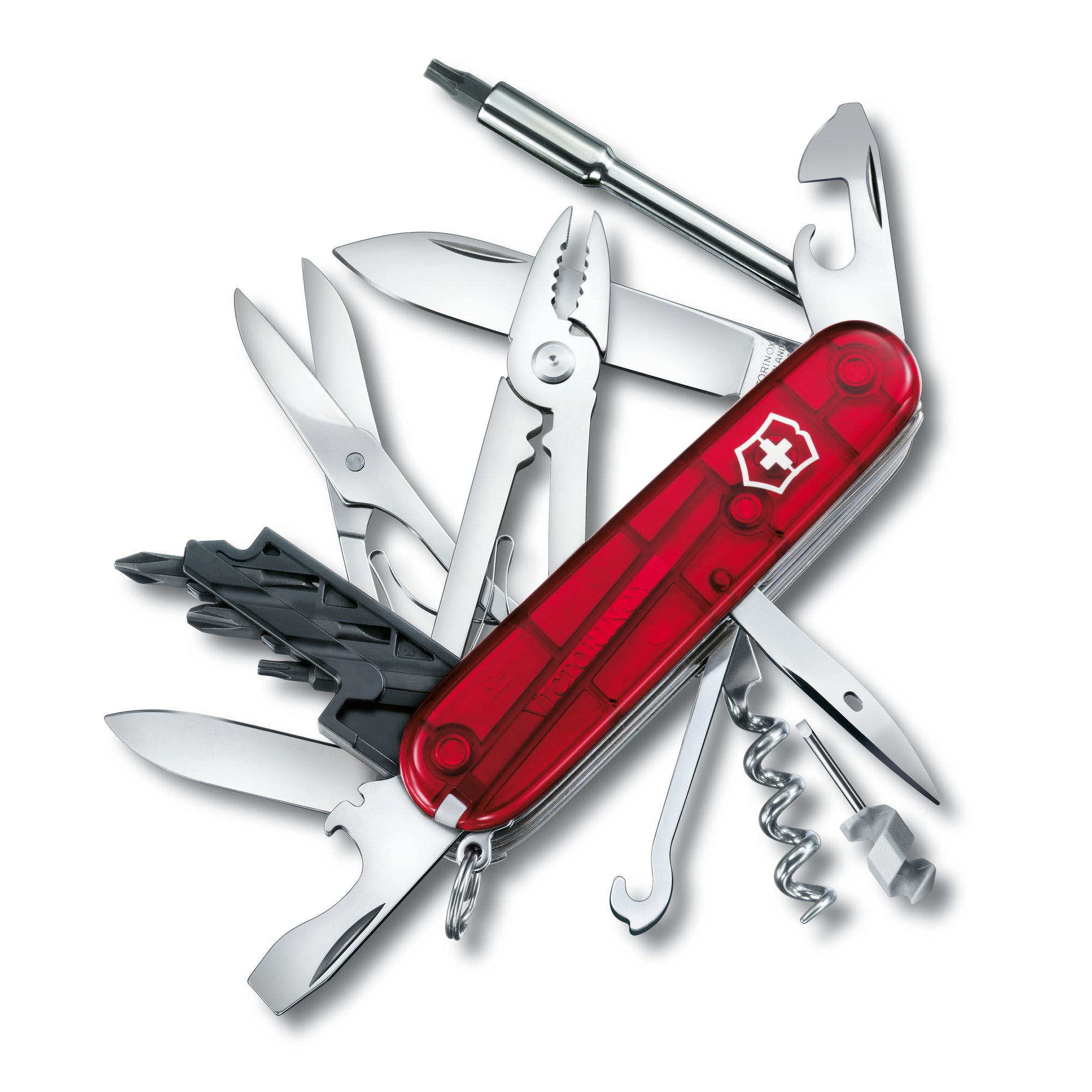 CyberTool M Red Translucent One Size
