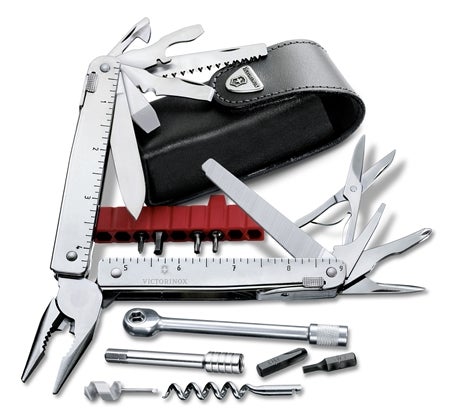 SwissTool X Plus Ratchet with holster Steel One Size
