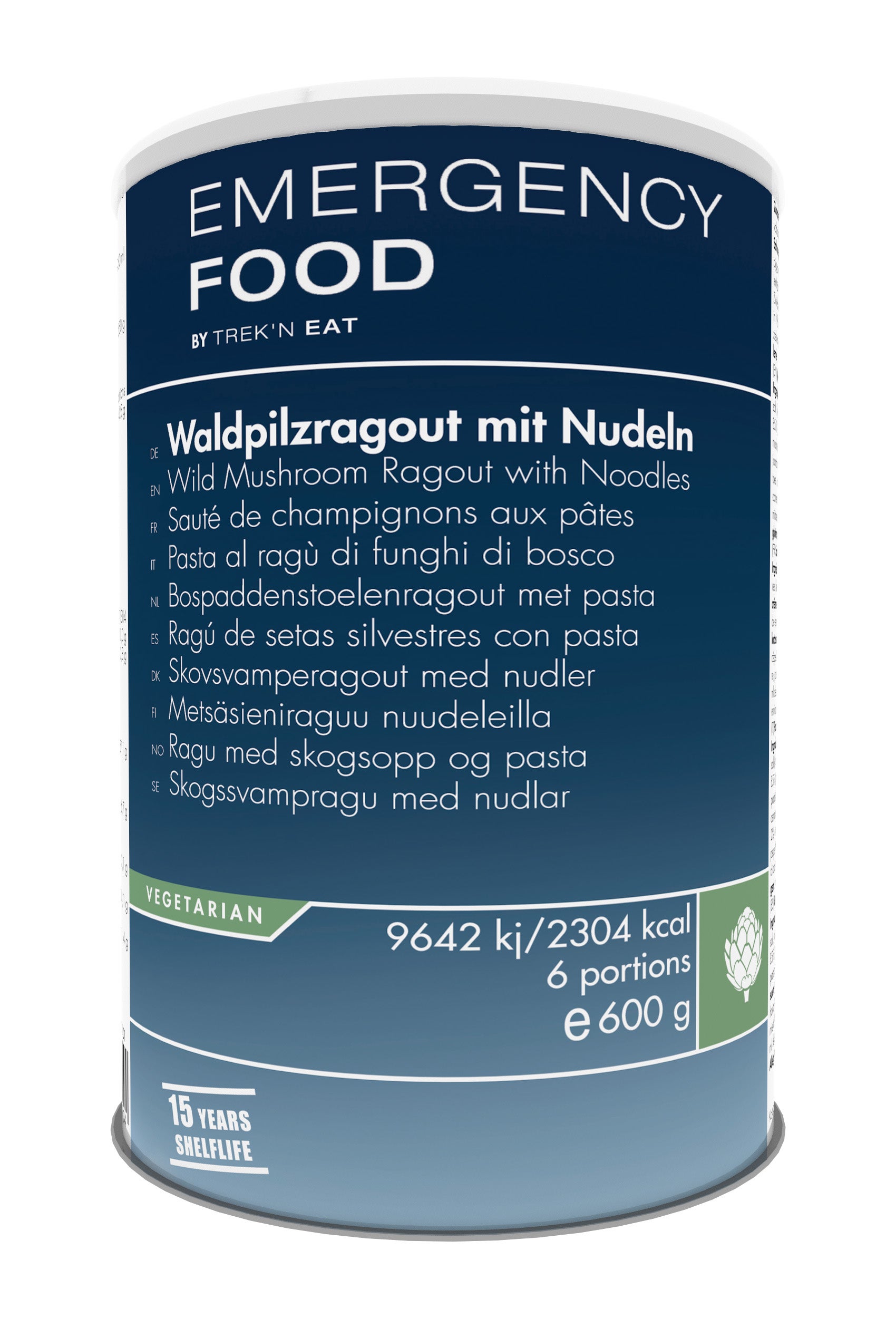 Wild Mushroom Ragout with Noodles - Emergency Line Blue One Size