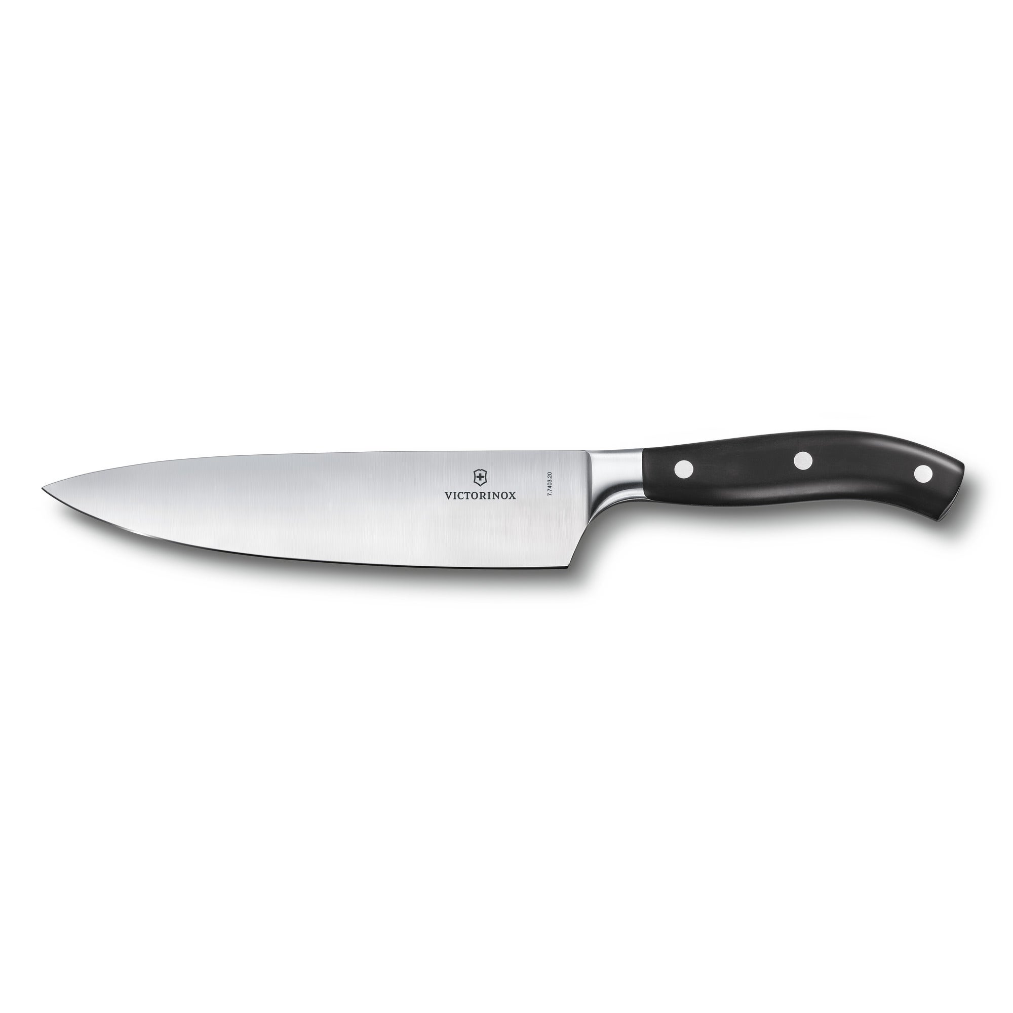 Kockkniv, smidd, 20 cm i Black One Size