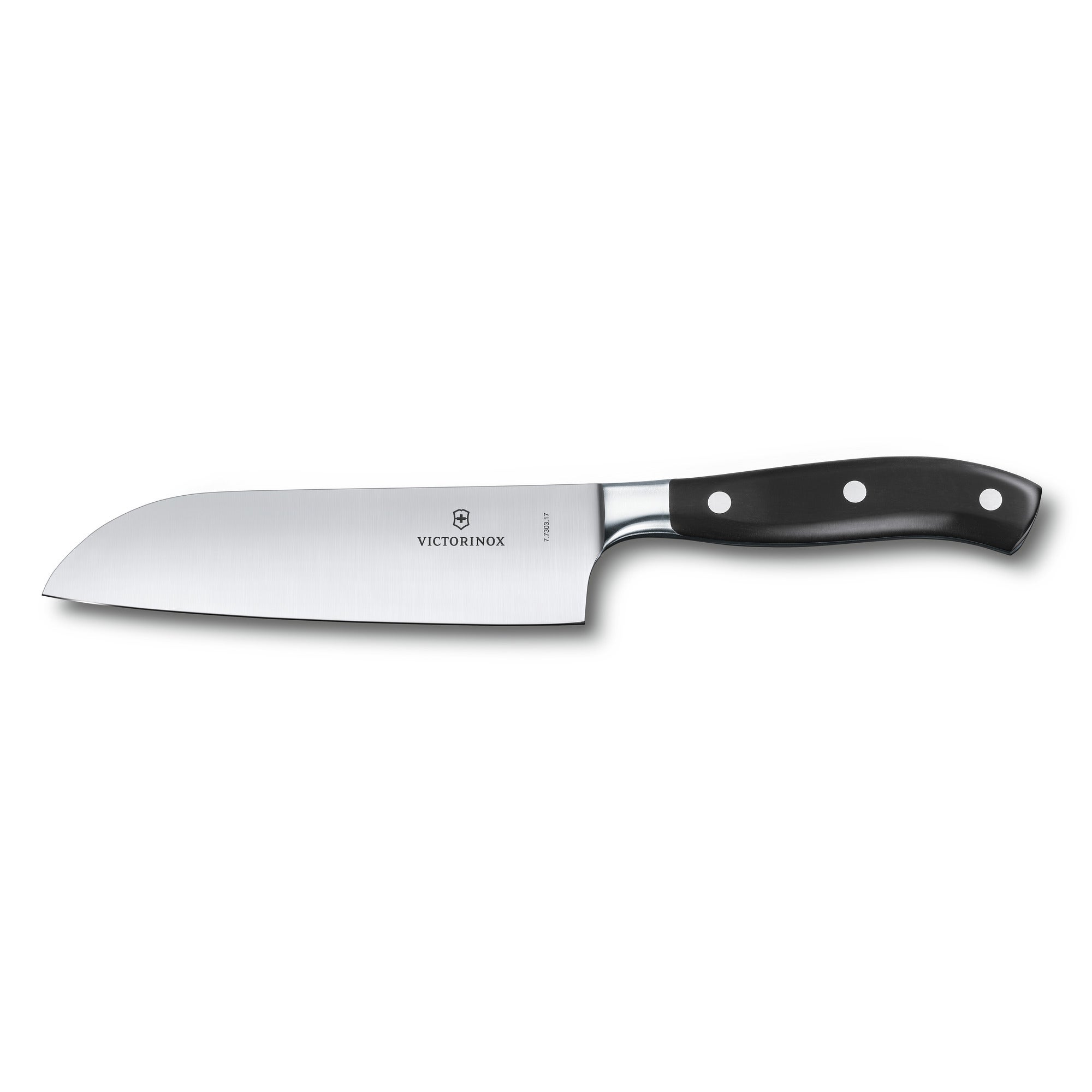 Santoku kniv, smidd, 17 cm i presentask, Grand Black One Size