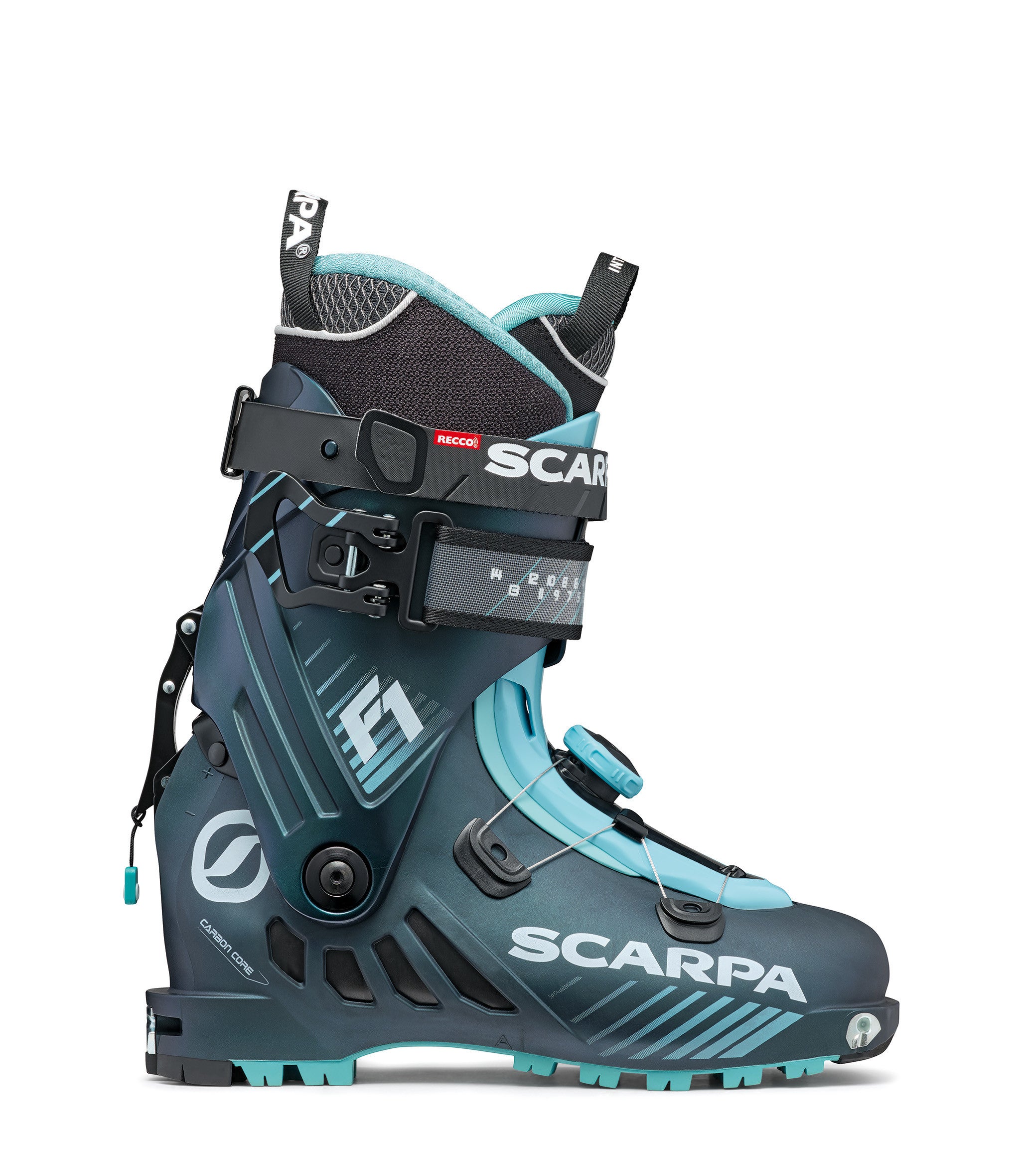 F1 Wmn R Anthracite - Aqua 22,5