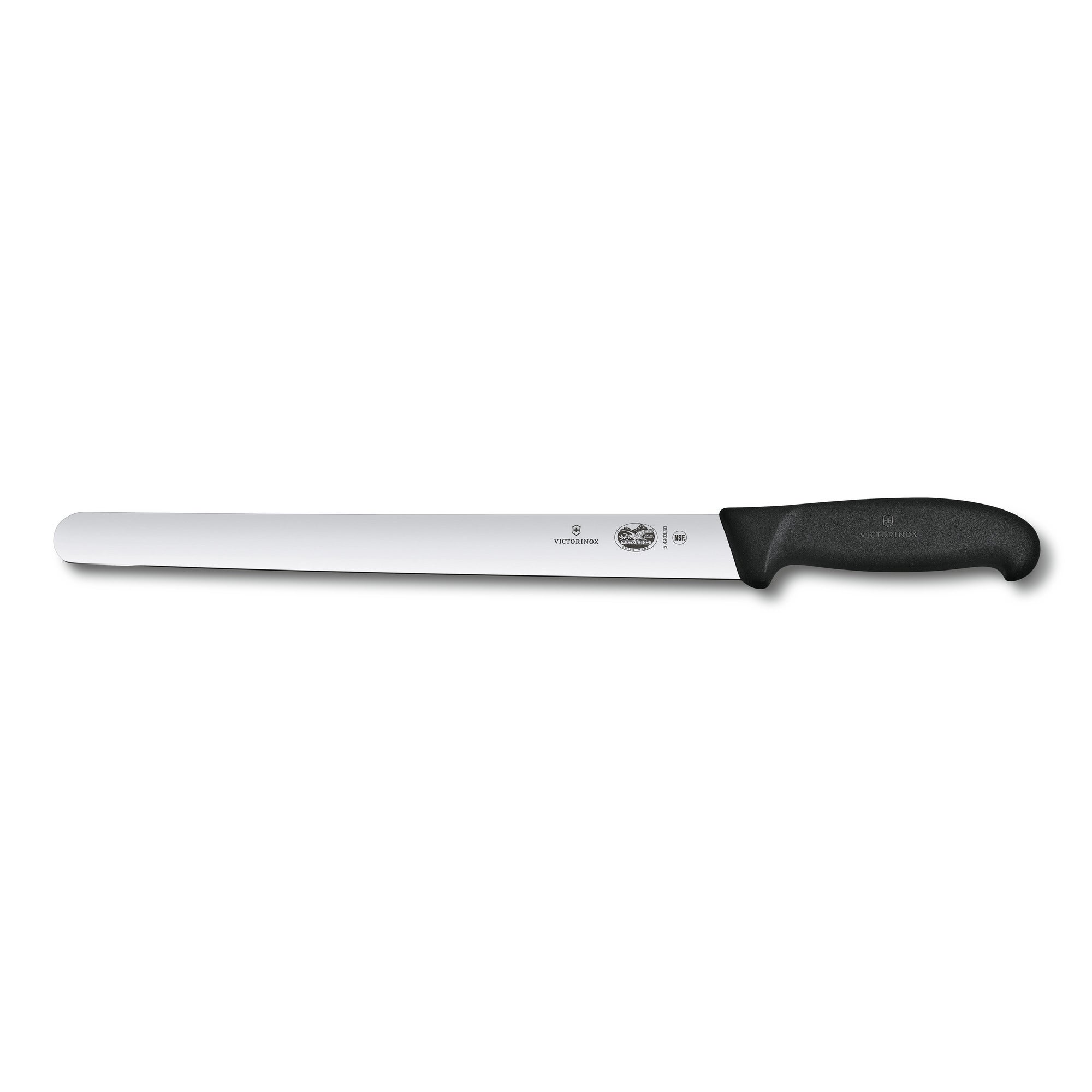 Skinkkniv 30mm bred rund spets Black One Size