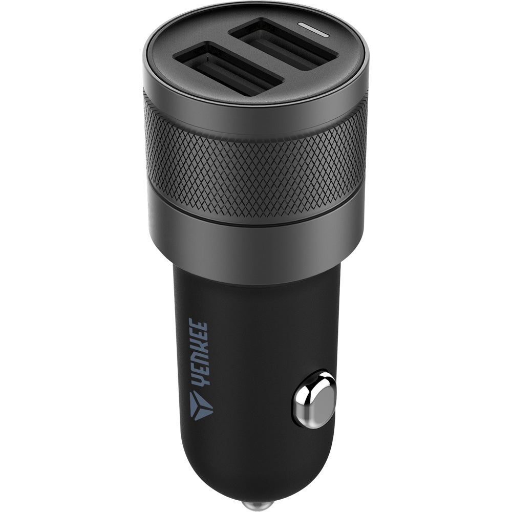 Dual USB billaddare 4.8A Black One Size