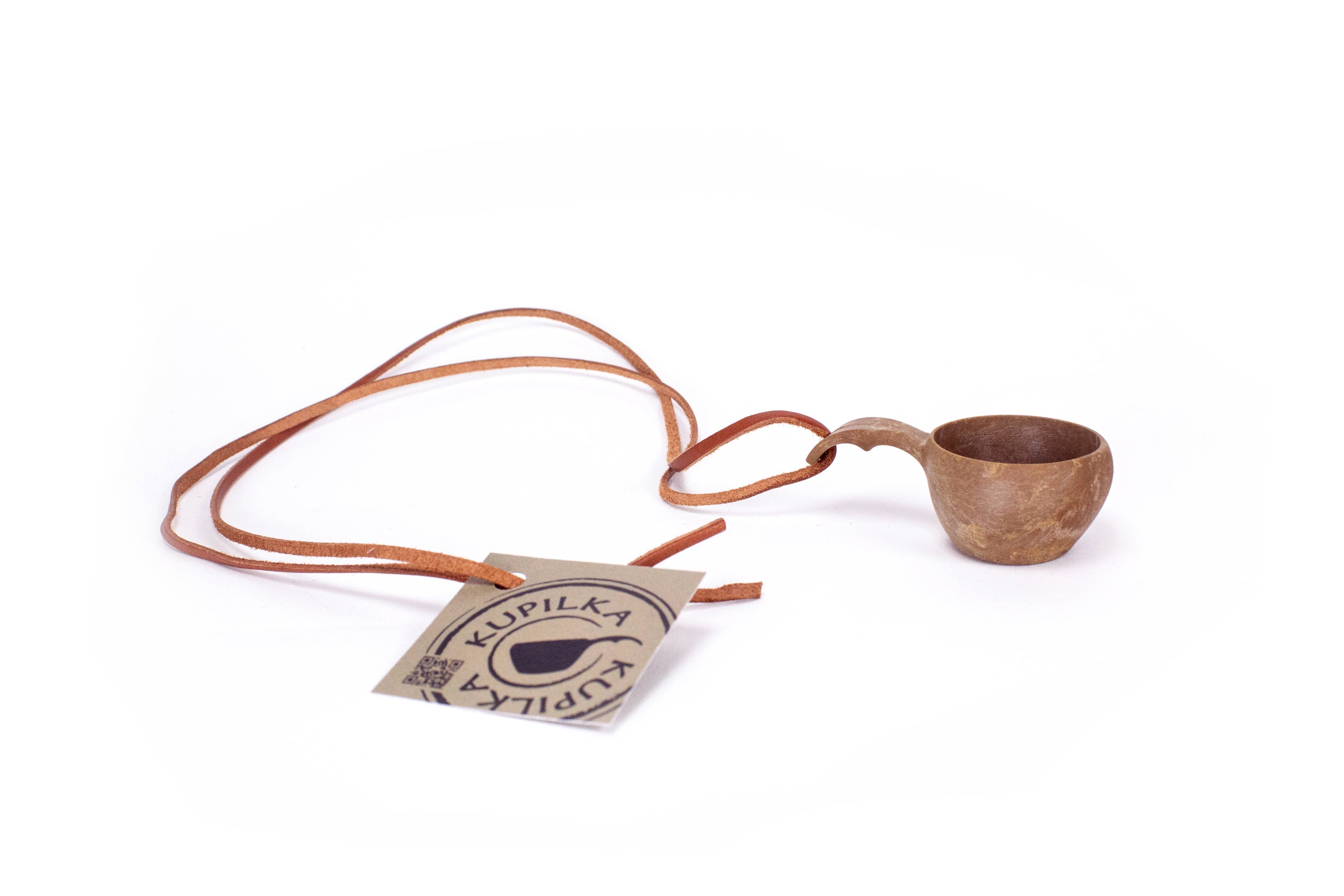 Kupilka 1, Mini cup with leather cord Brown One Size