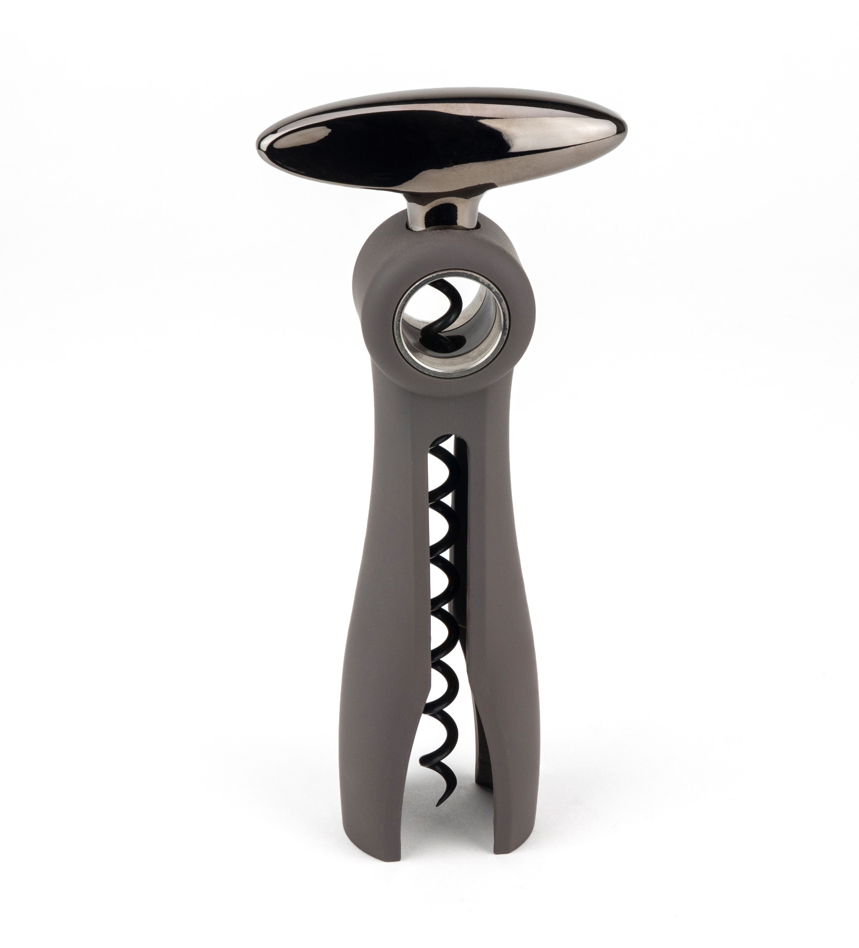 Salma Corkscrew with foil-cutter salt 19 cm Basalte One Size