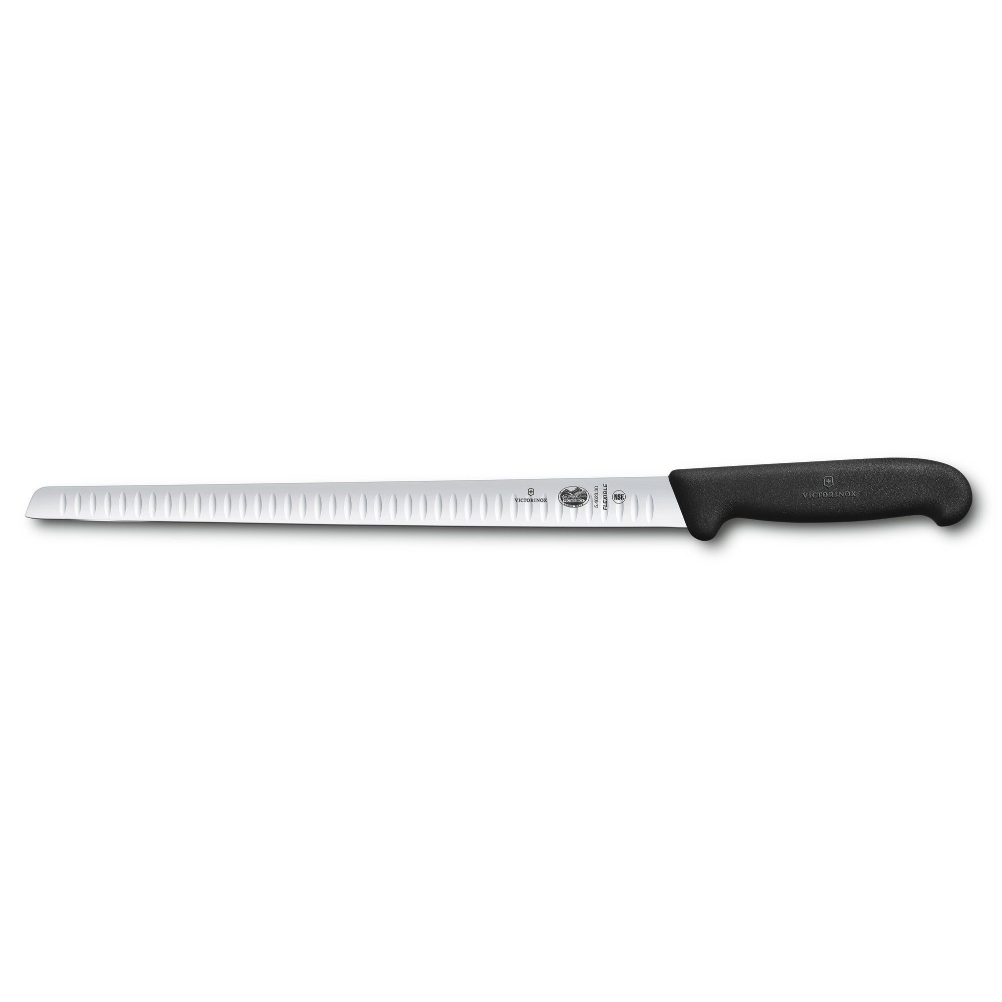 Laxkniv, flexibel, räfflad Black One Size