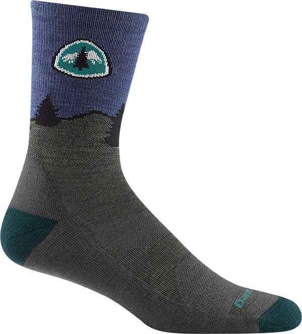 PCT Micro Crew Lightweight with Cushion Forest L (EU 43,0 -45,5)