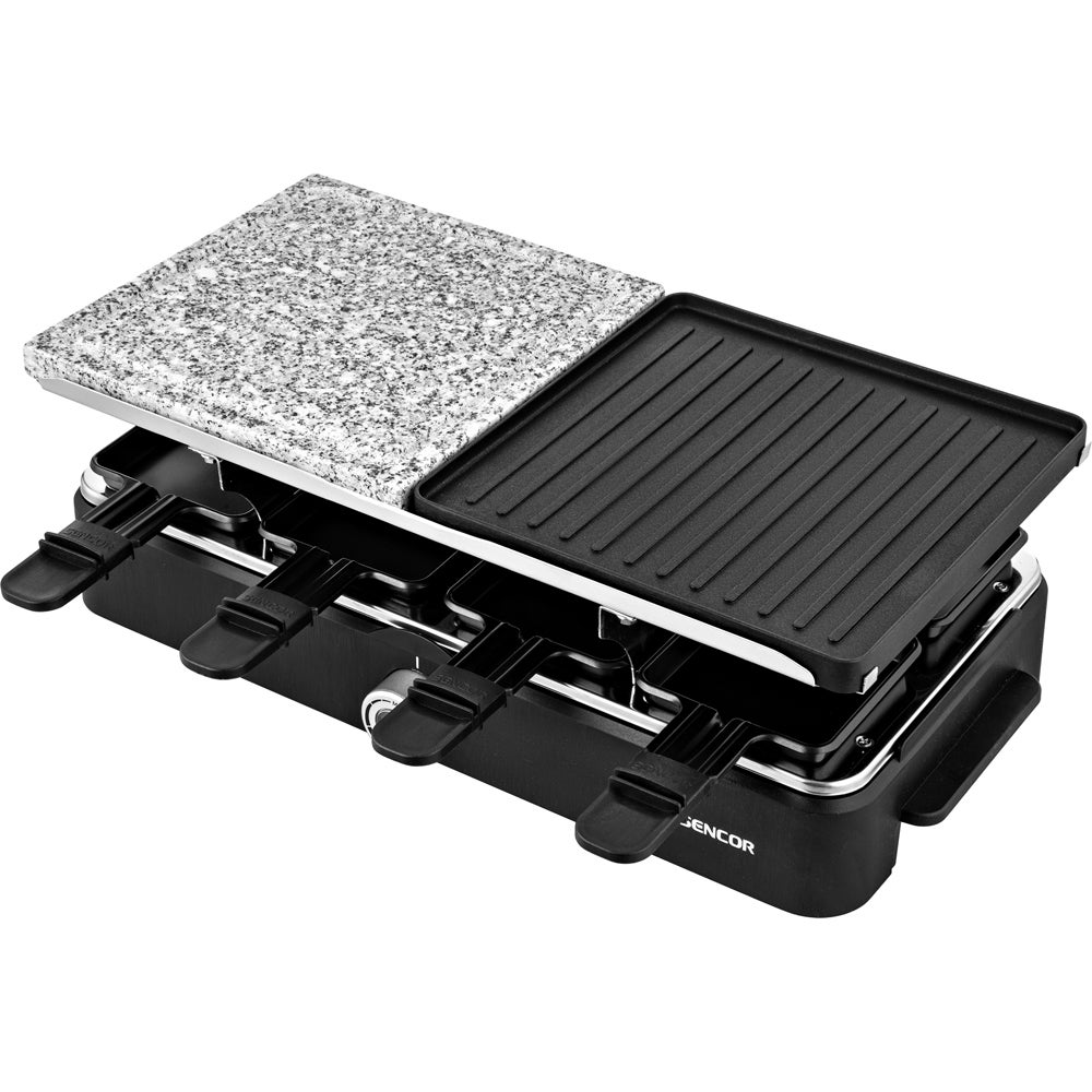 Raclette grill 2 i 1 Black One Size