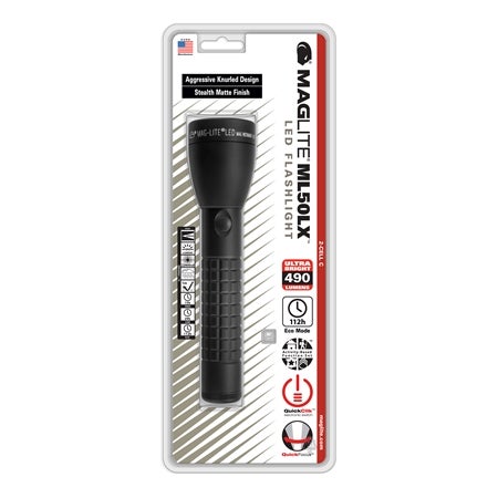 L50LX LED ficklampa, för 2 st C-batterier Black Matt One Size