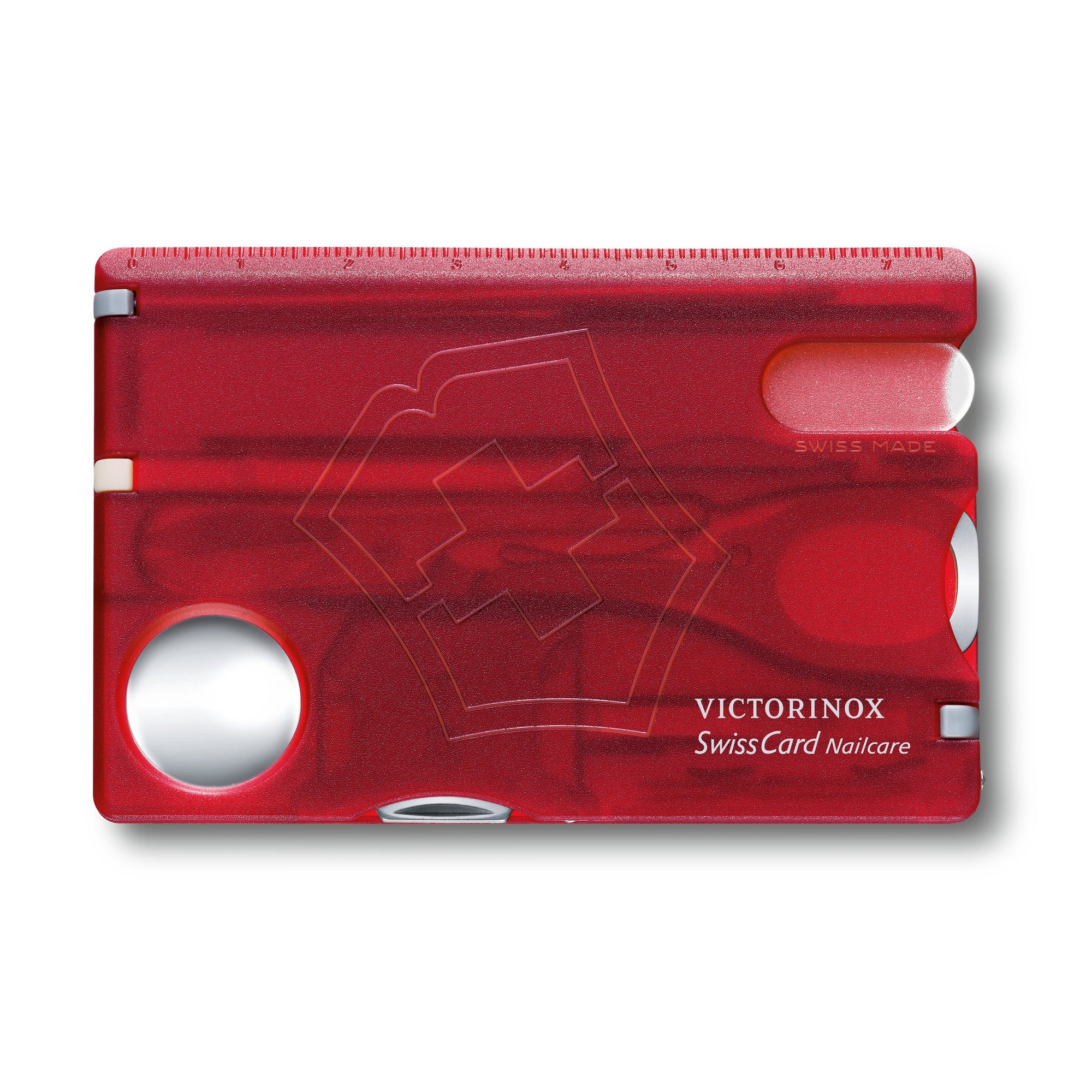 SwissCard Nailcare Red Translucent One Size