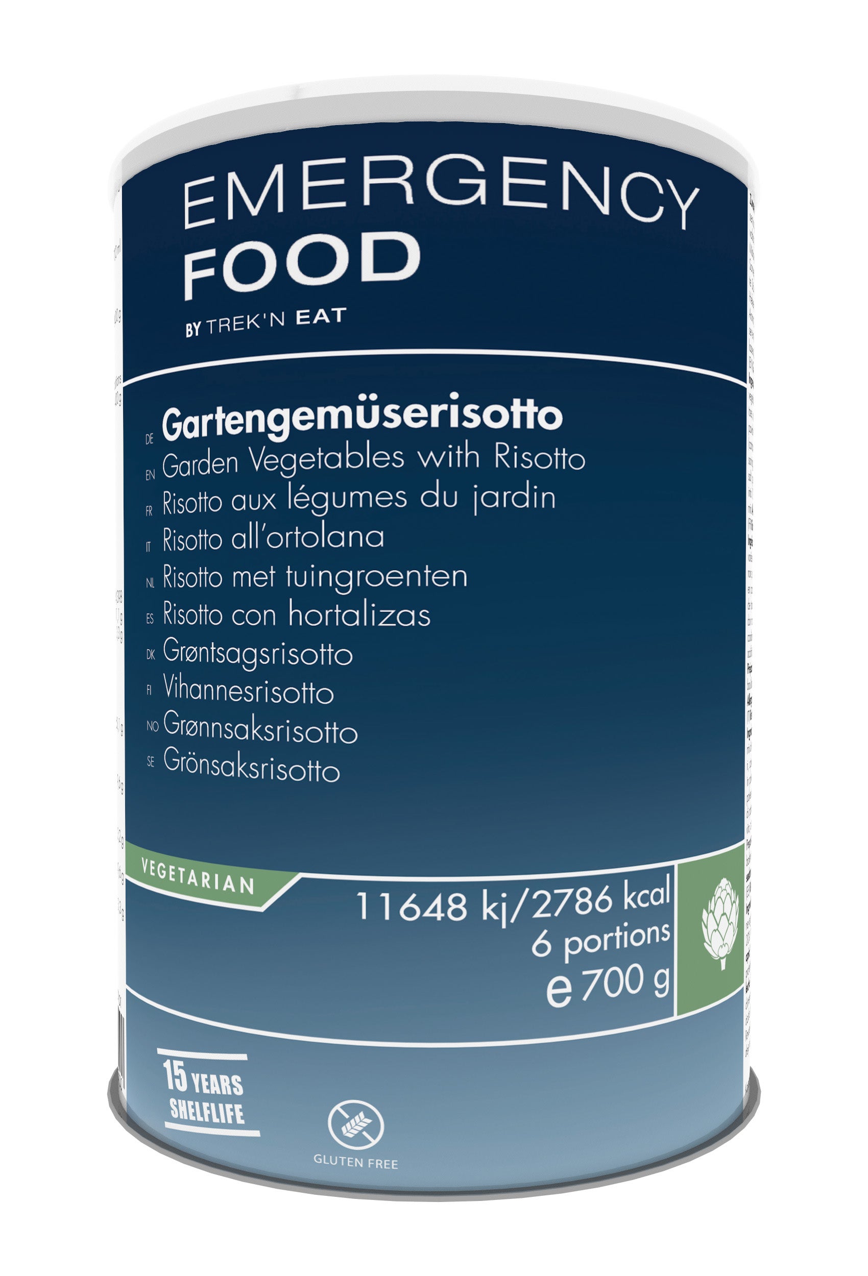Garden Vegetables with Risotto - Emergency Line Blue One Size