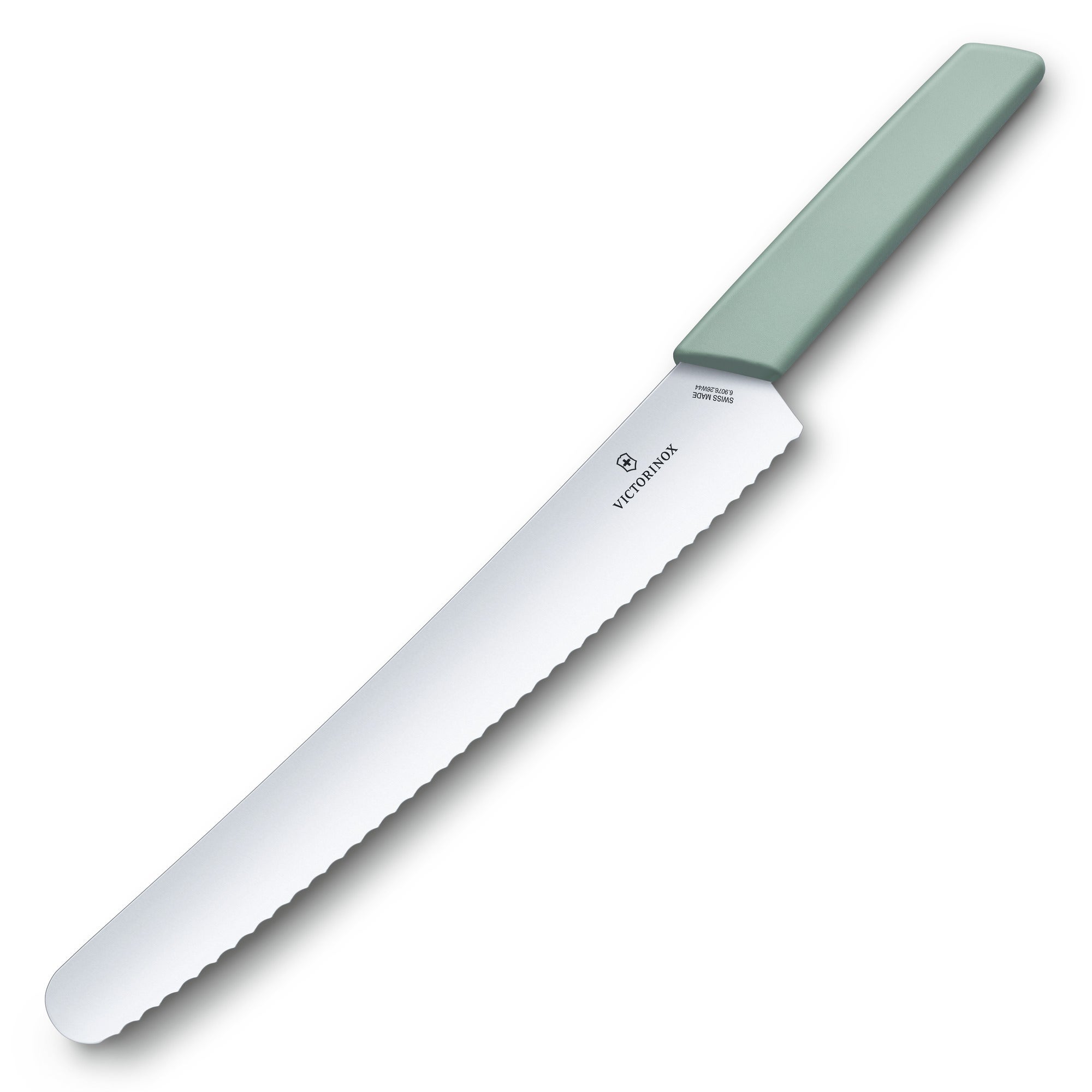 Bread-and pastry knife wavy, 26 cm Aqua Green One Size