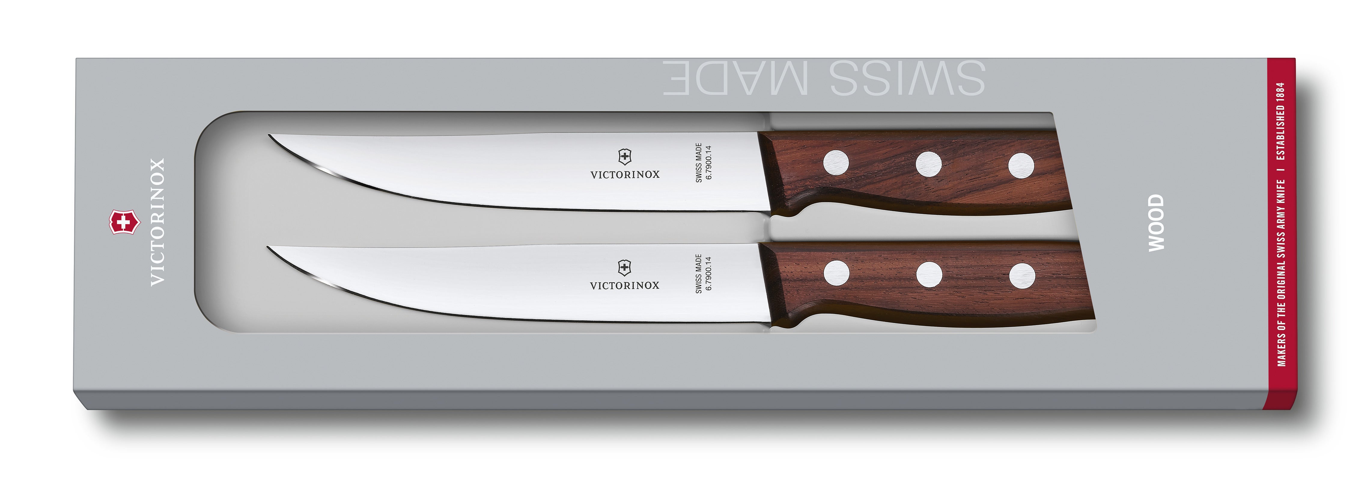 Wood, steak knife set, 2pcs, modified pine, gift b Wood One Size