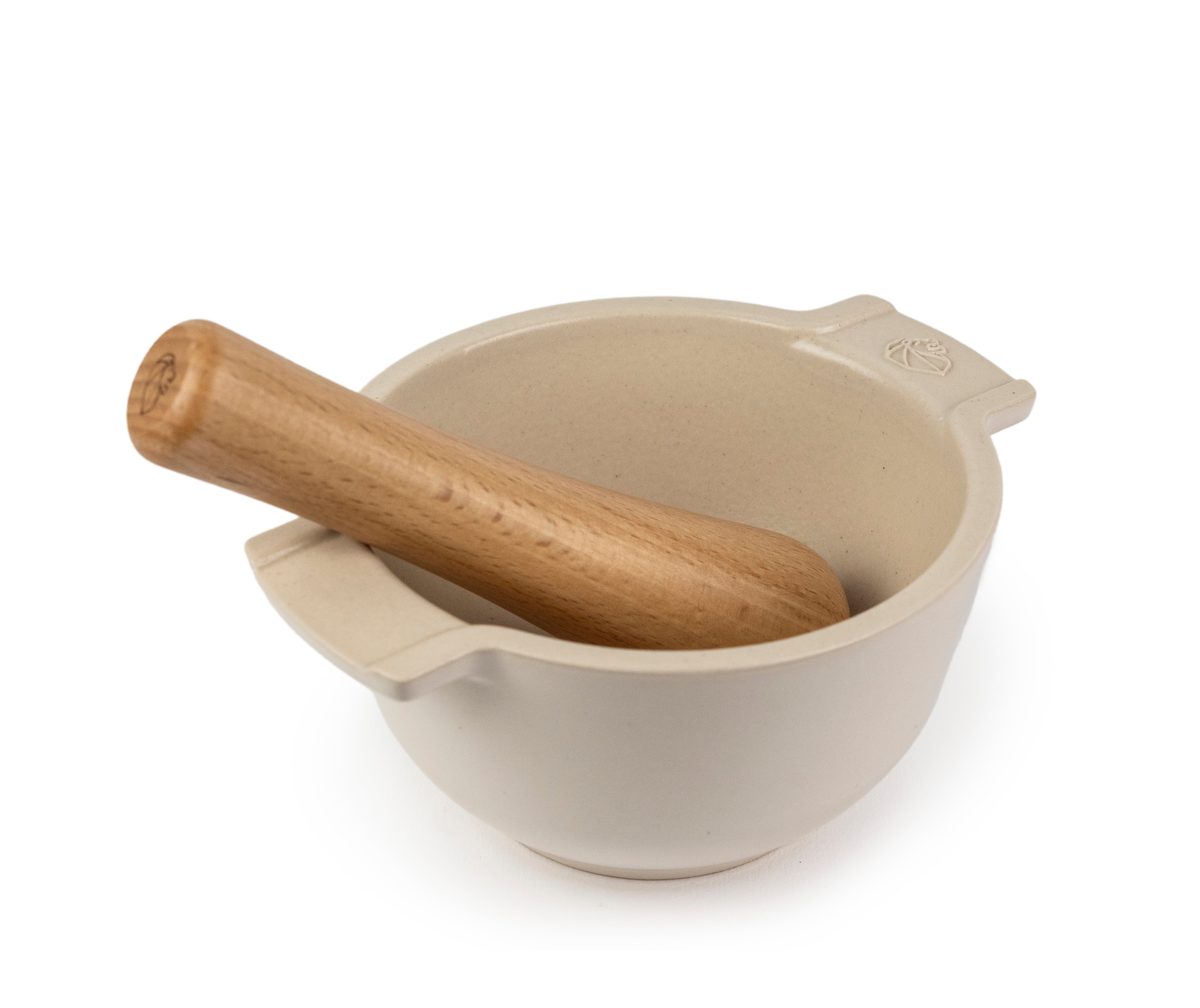 Appolia pestle & mortar ø14 cm Ecru One Size