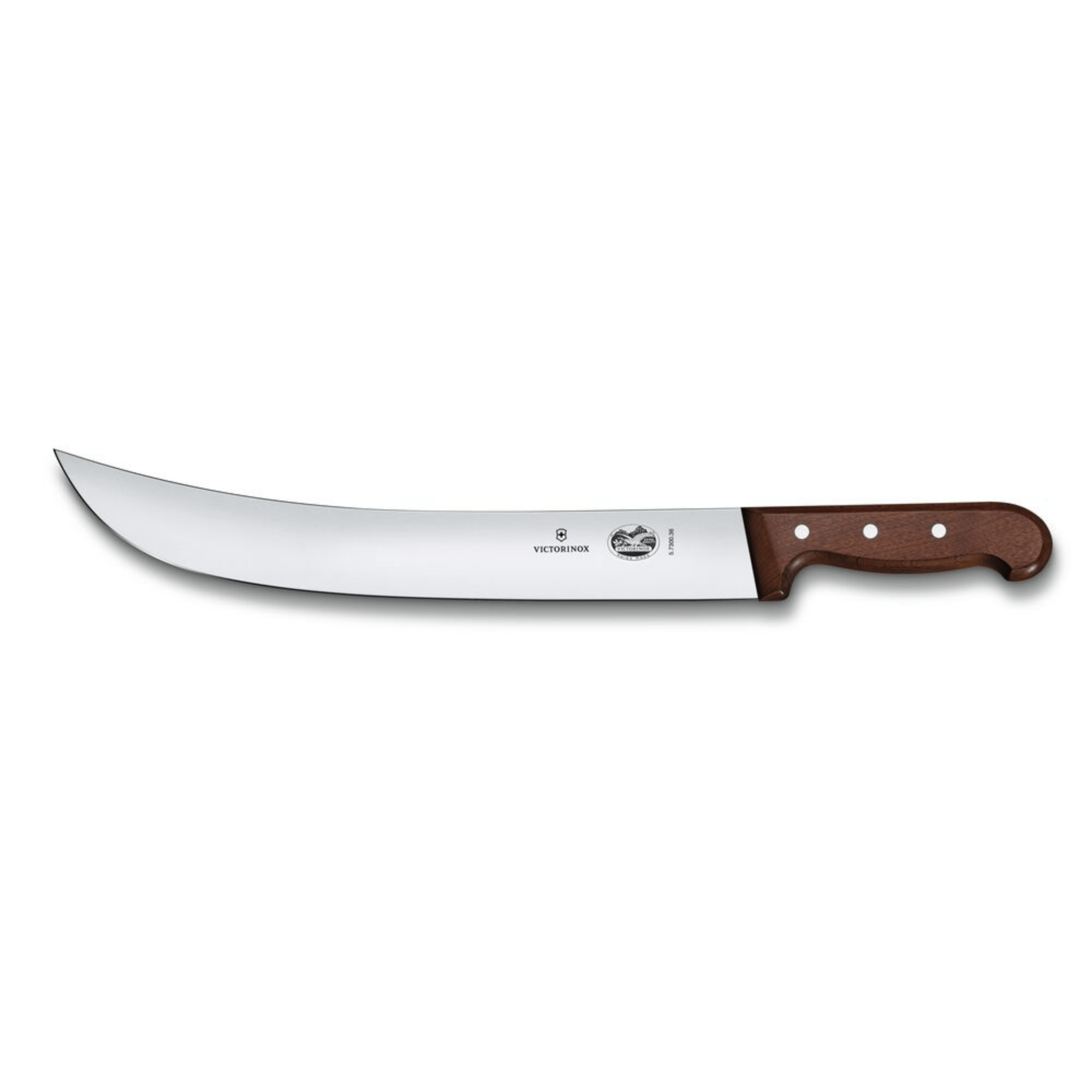Cimeter Steak Knife, brettsvängt blad, trähandtag Wood One Size