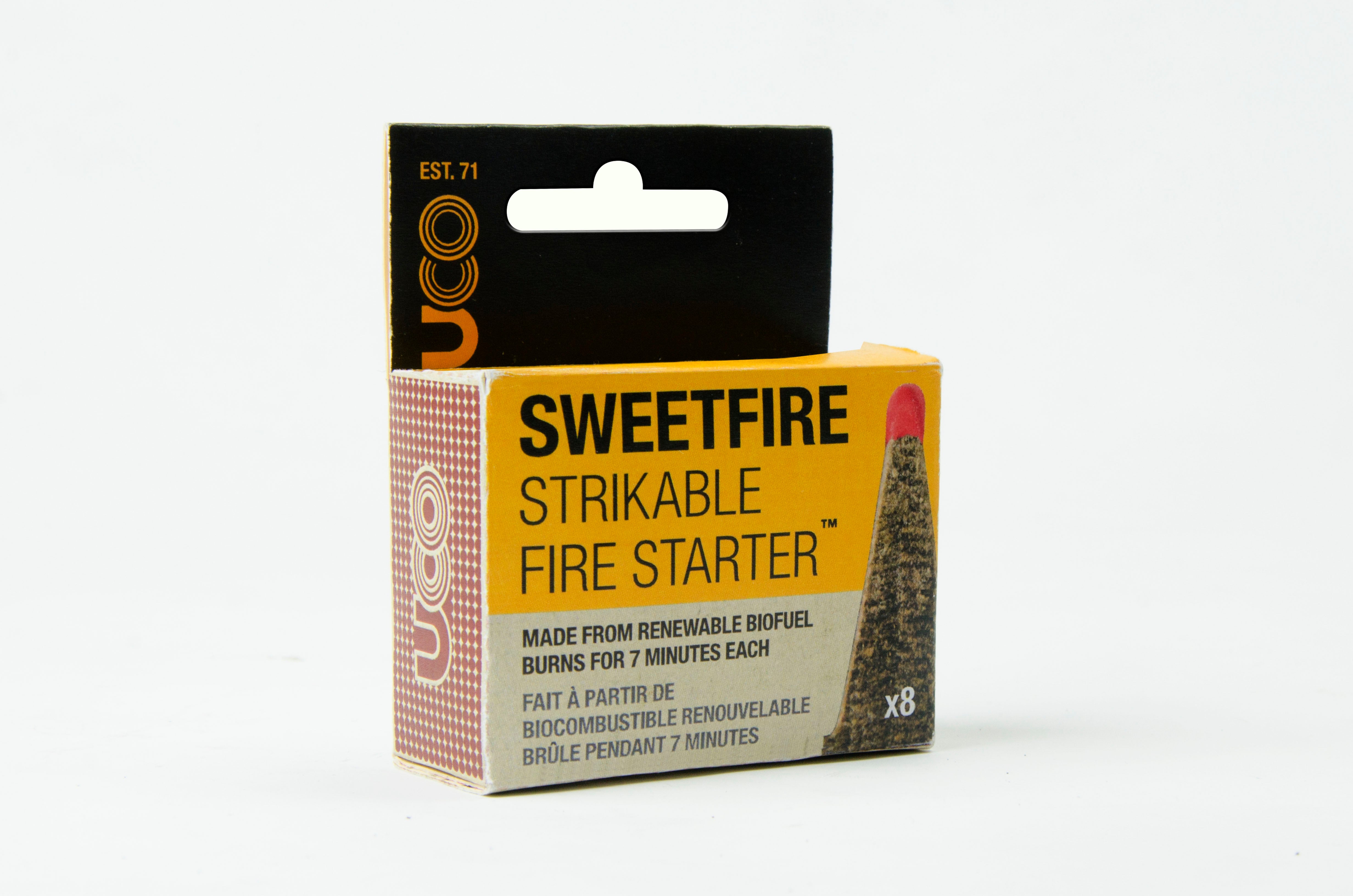 SweetFire Strikeable Firestarter - 8 pack Yellow One Size