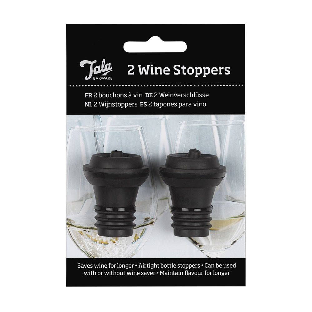 Tala Bar 2 pack korkar för vakuumpump Black One Size
