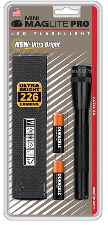 Ficklampa Mini PRO LED 2xAA Black One Size