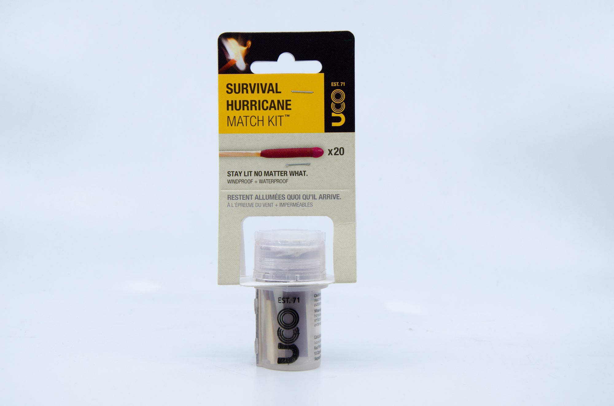 Hurricane Survival Matches Transparent One Size