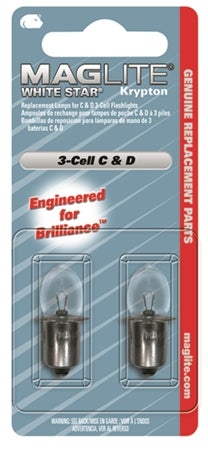 Lightbulb White Star for 6D/C pair in blister No colour One Size