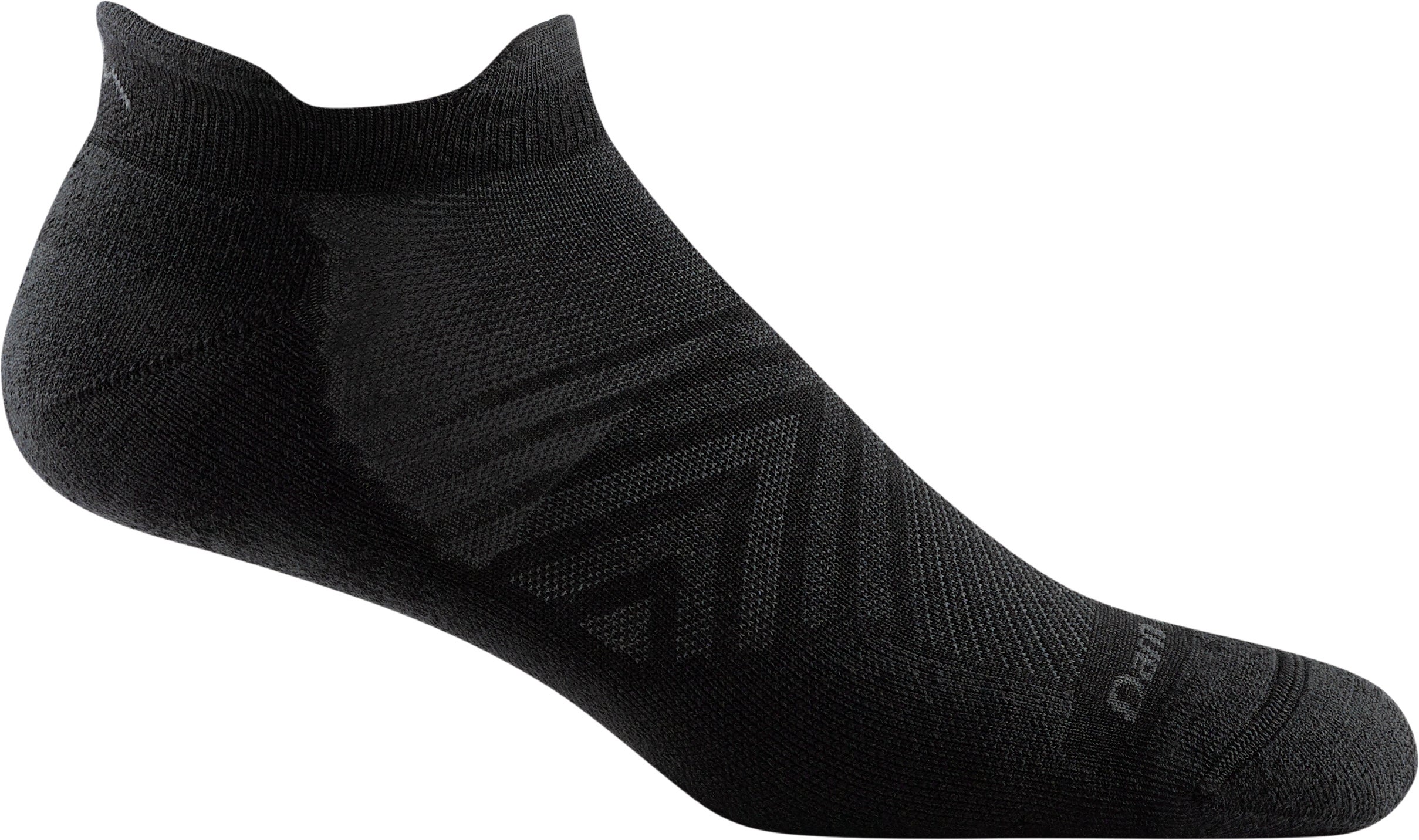 Run No Show Tab Ultra-Lightweight with Cushion Black L (EU 43,0 -45,5)