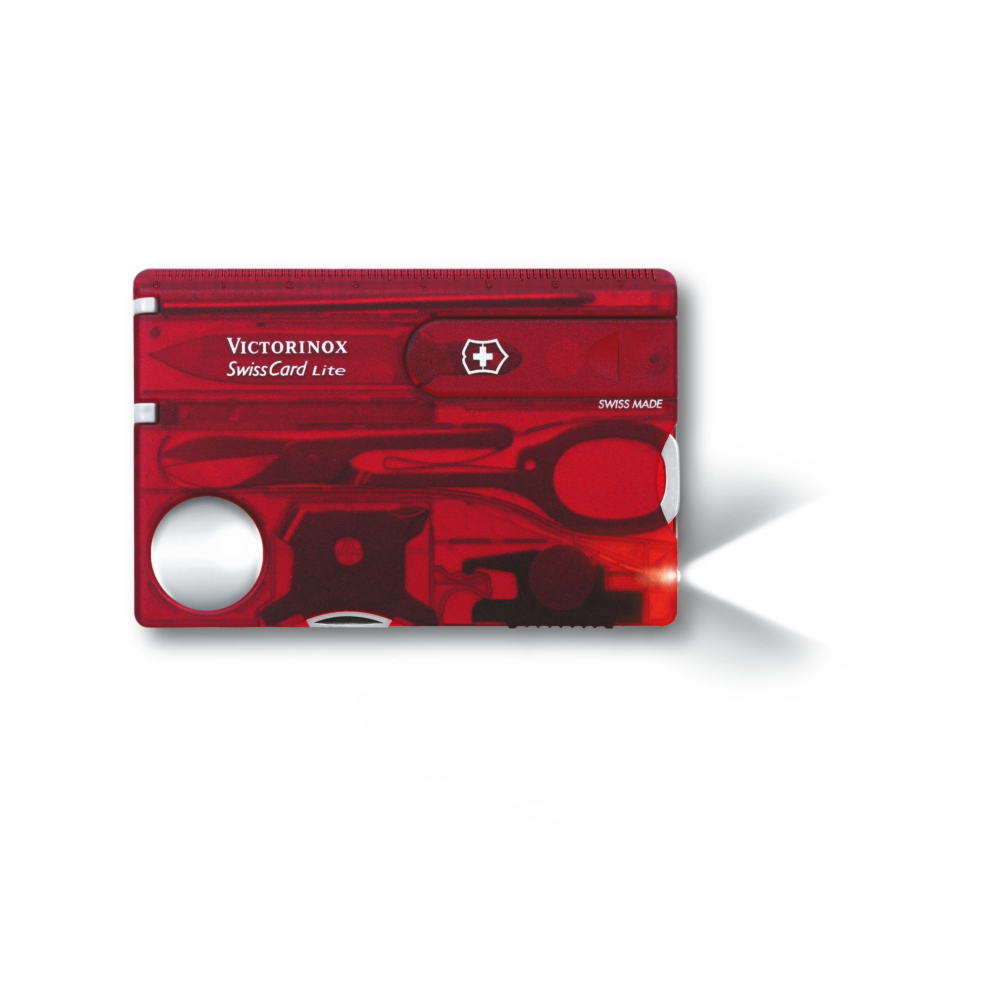 SwissCard Lite Red Translucent One Size
