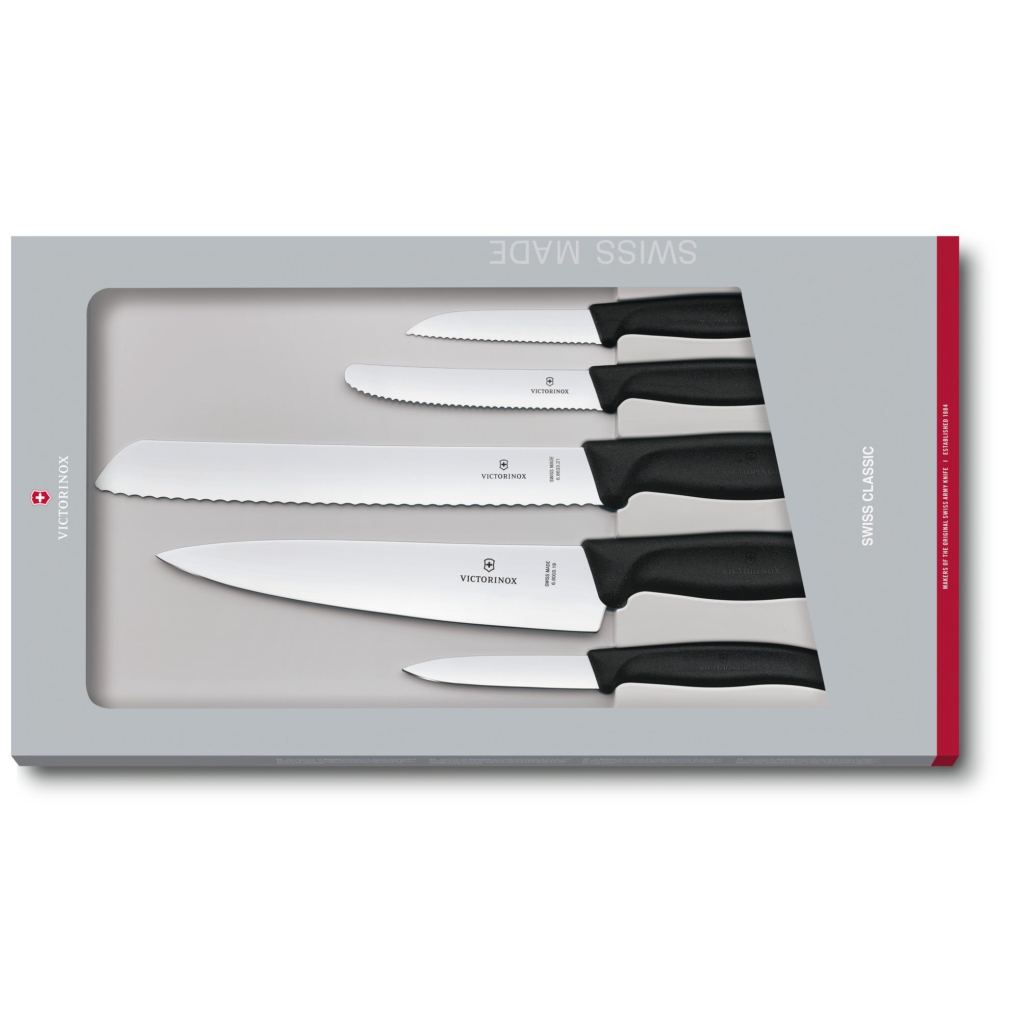 Swiss Classic Kitchen Set, 5 pcs Black One Size