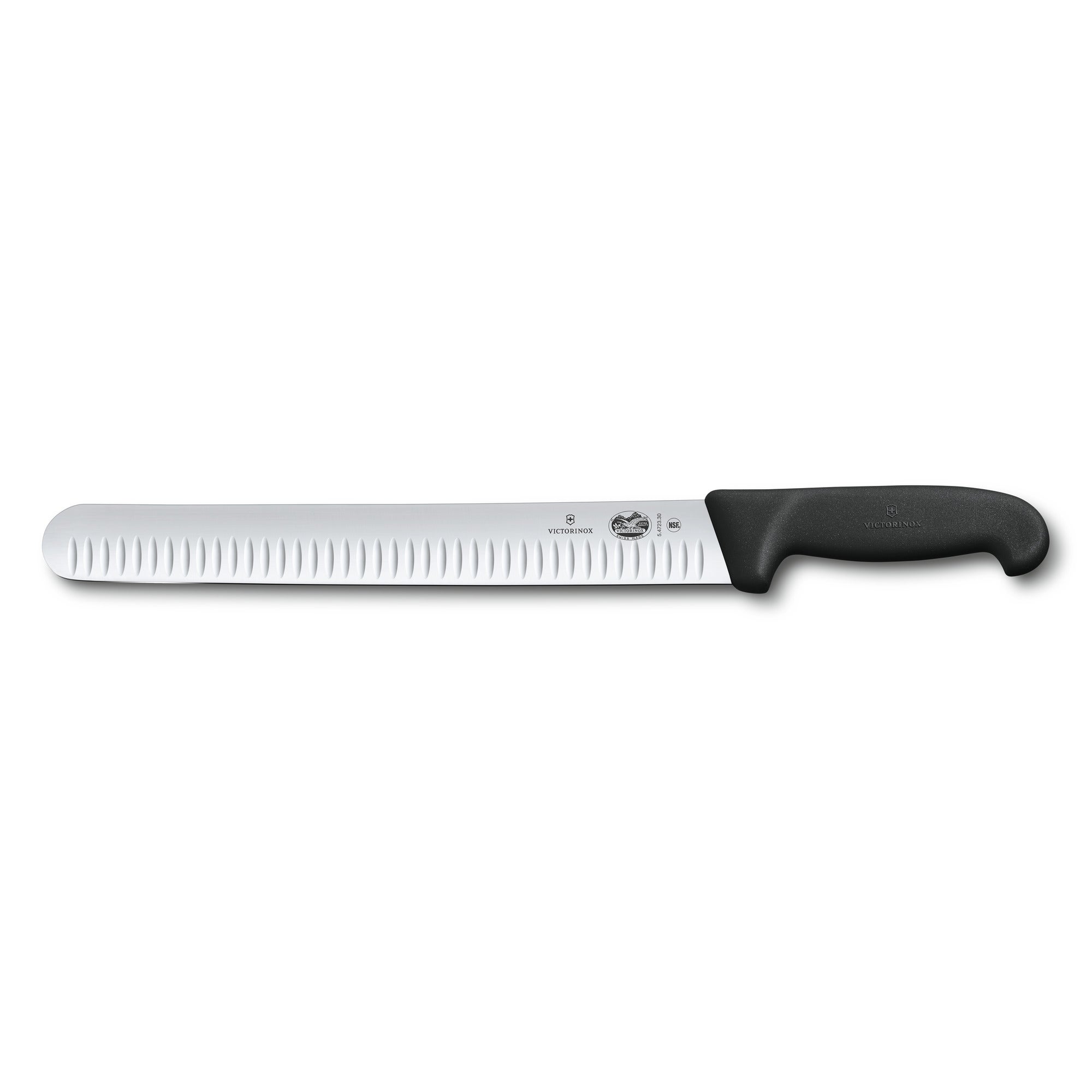 Skinkkniv, räfflad, Fibrox Black One Size
