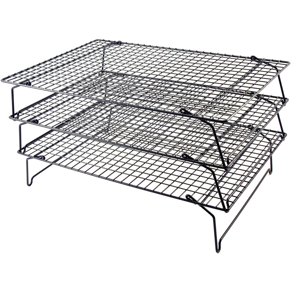 Tala Avsvalningsgaller, 3 våningar 40 x 25 cm Black One Size