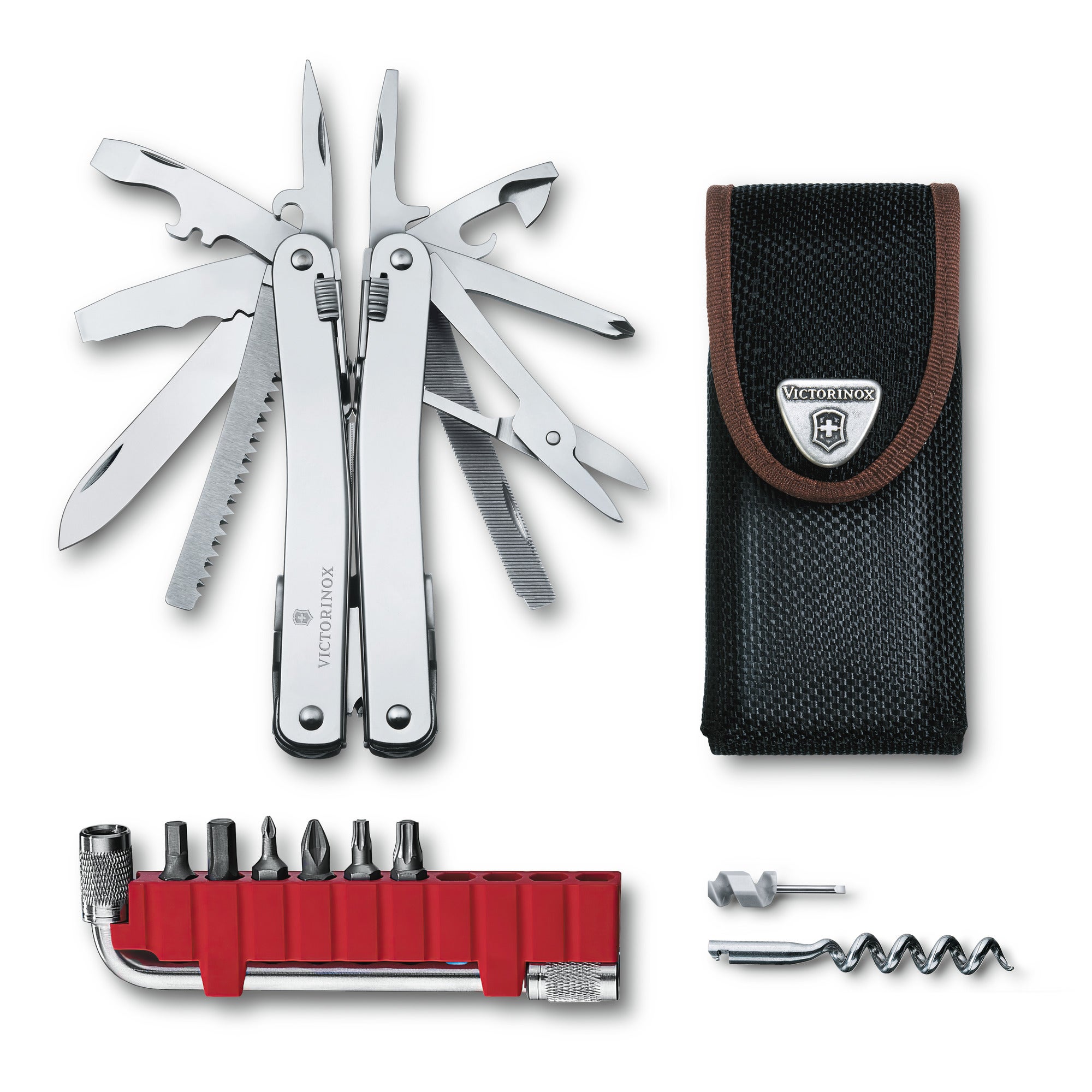 Swiss Tool Spirit X Plus with Nylon Pouch Steel One Size