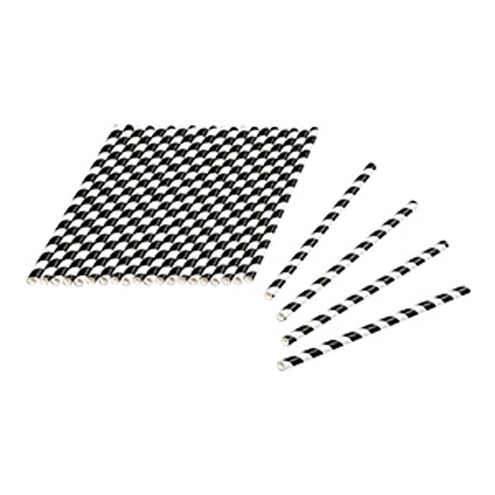 Tala Sugrör av Papper Black One Size