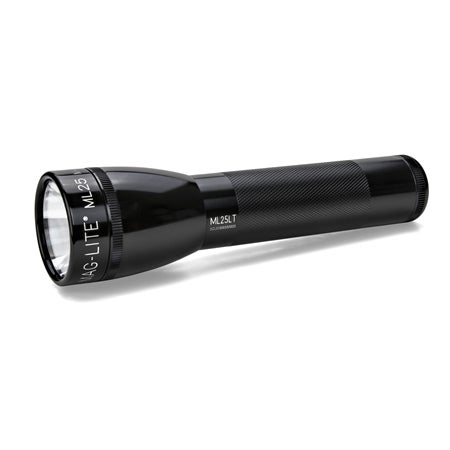 ML25LT LED ficklamp för 2 st C-batterier Black One Size