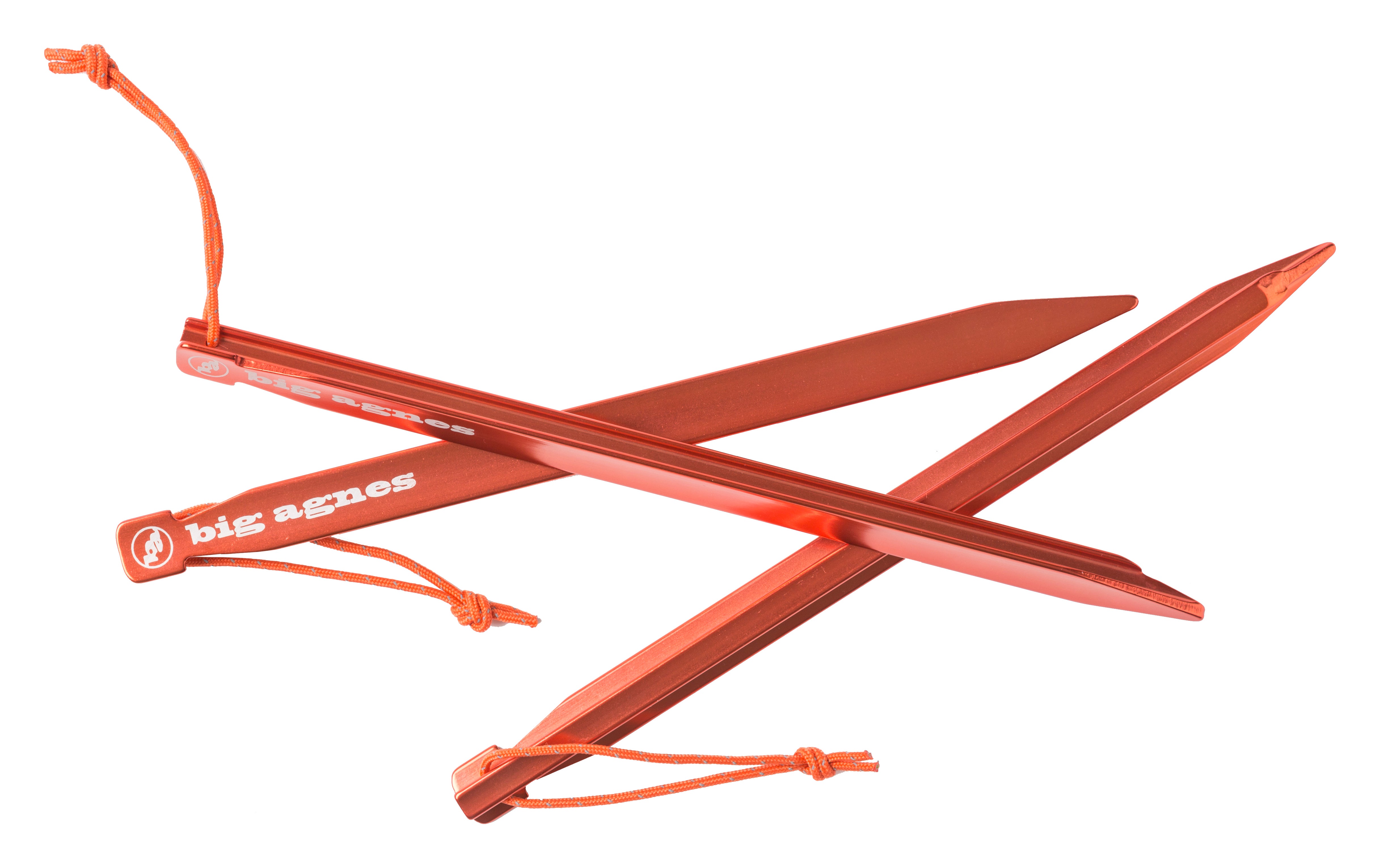 Dirt Dagger 25 cm Tent Stakes Orange One Size