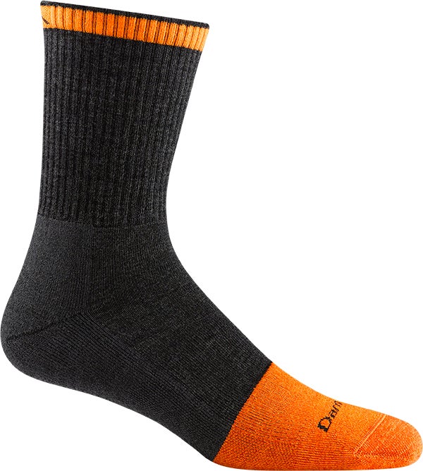 Steely Micro Crew Cush W/Full Cush Toe Box Graphite L (EU 43,0 -45,5)